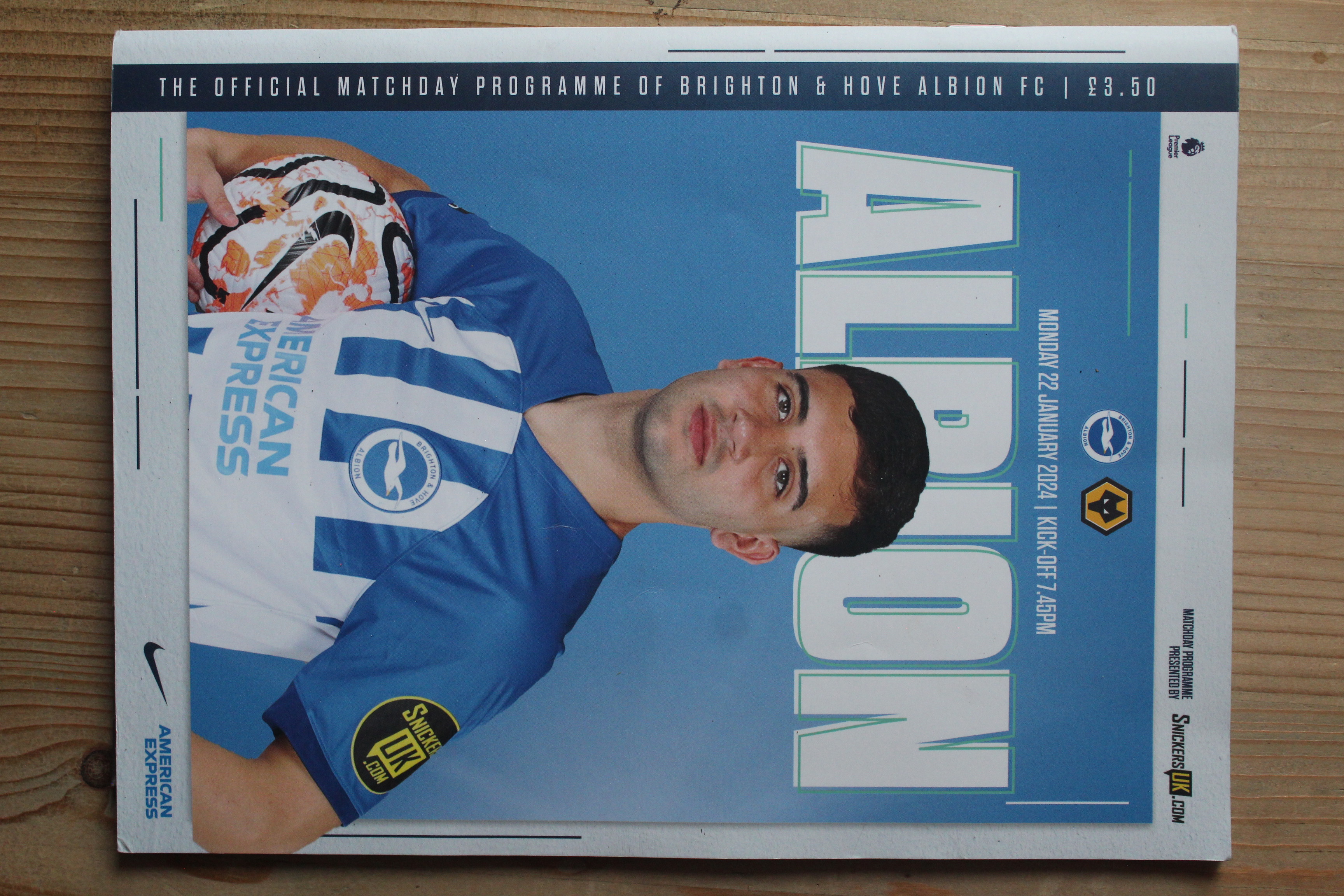 Brighton & Hove Albion FC v Wolverhampton Wanderers FC