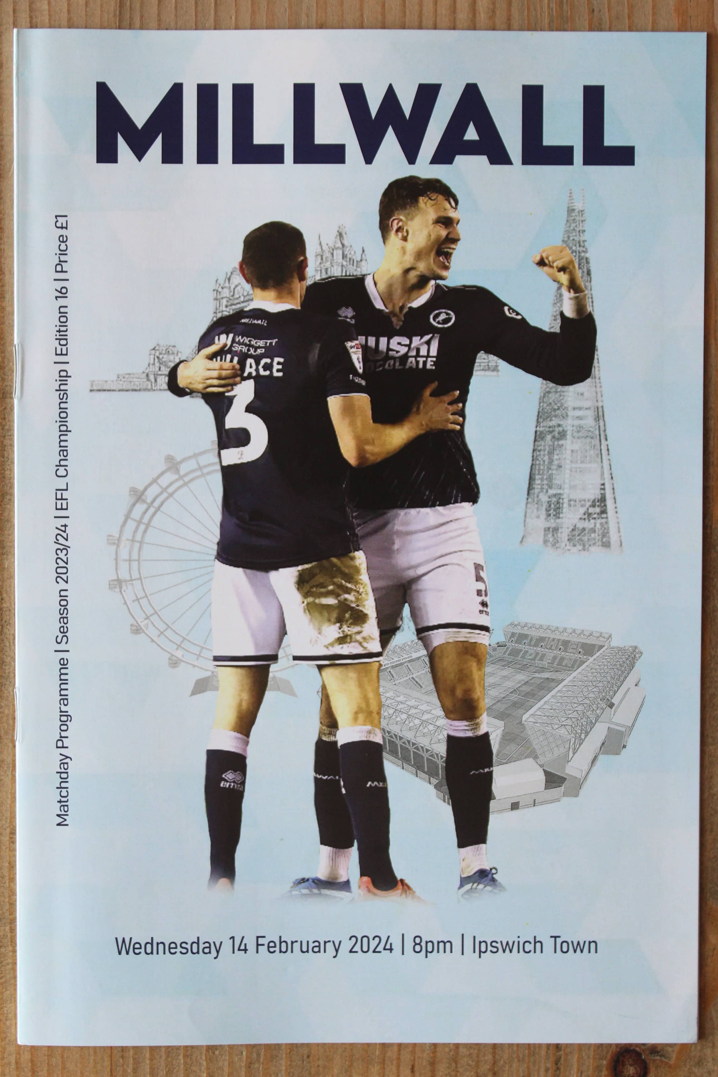 Millwall FC v Ipswich Town FC