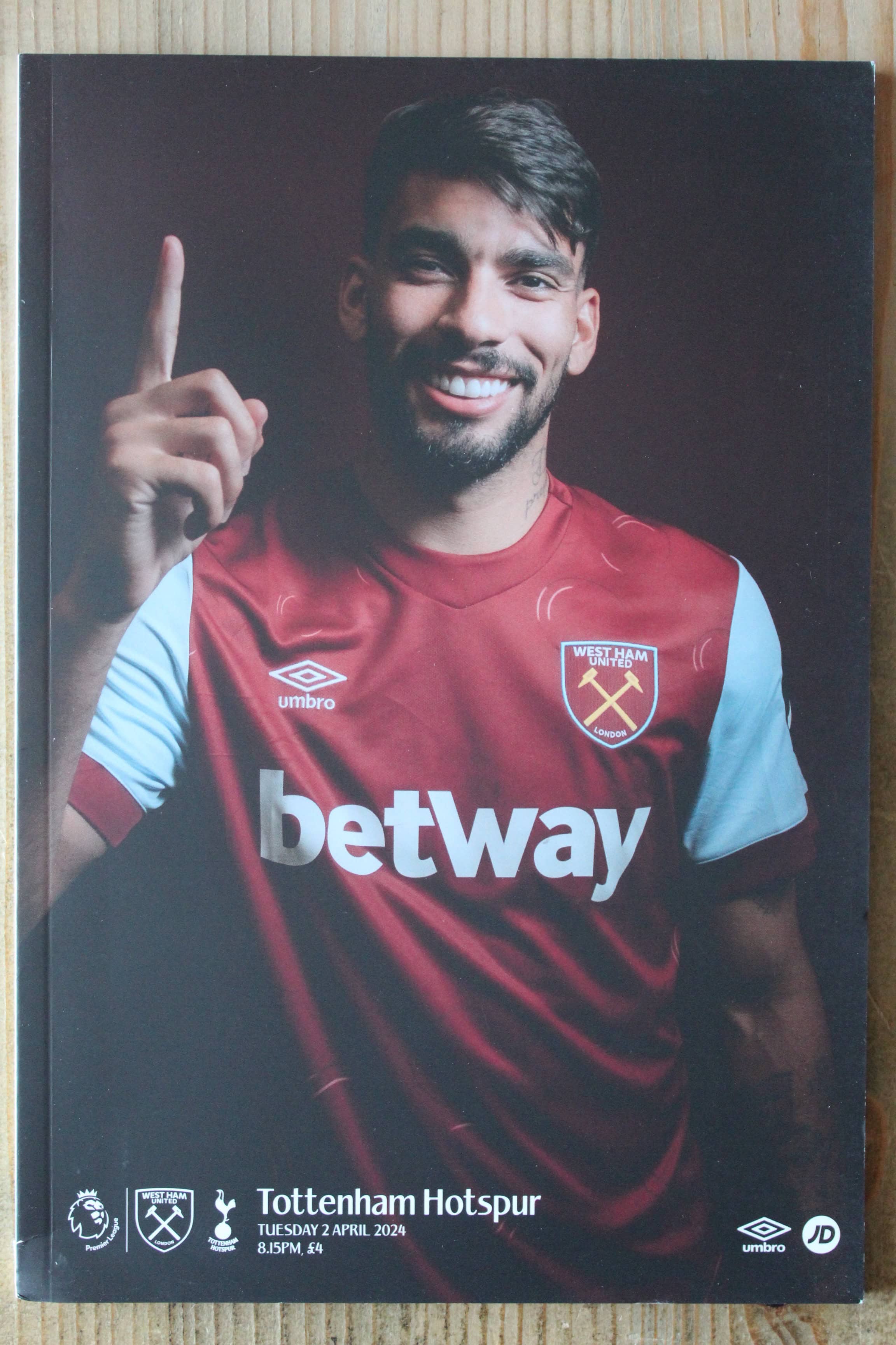 West Ham United FC v Tottenham Hotspur FC
