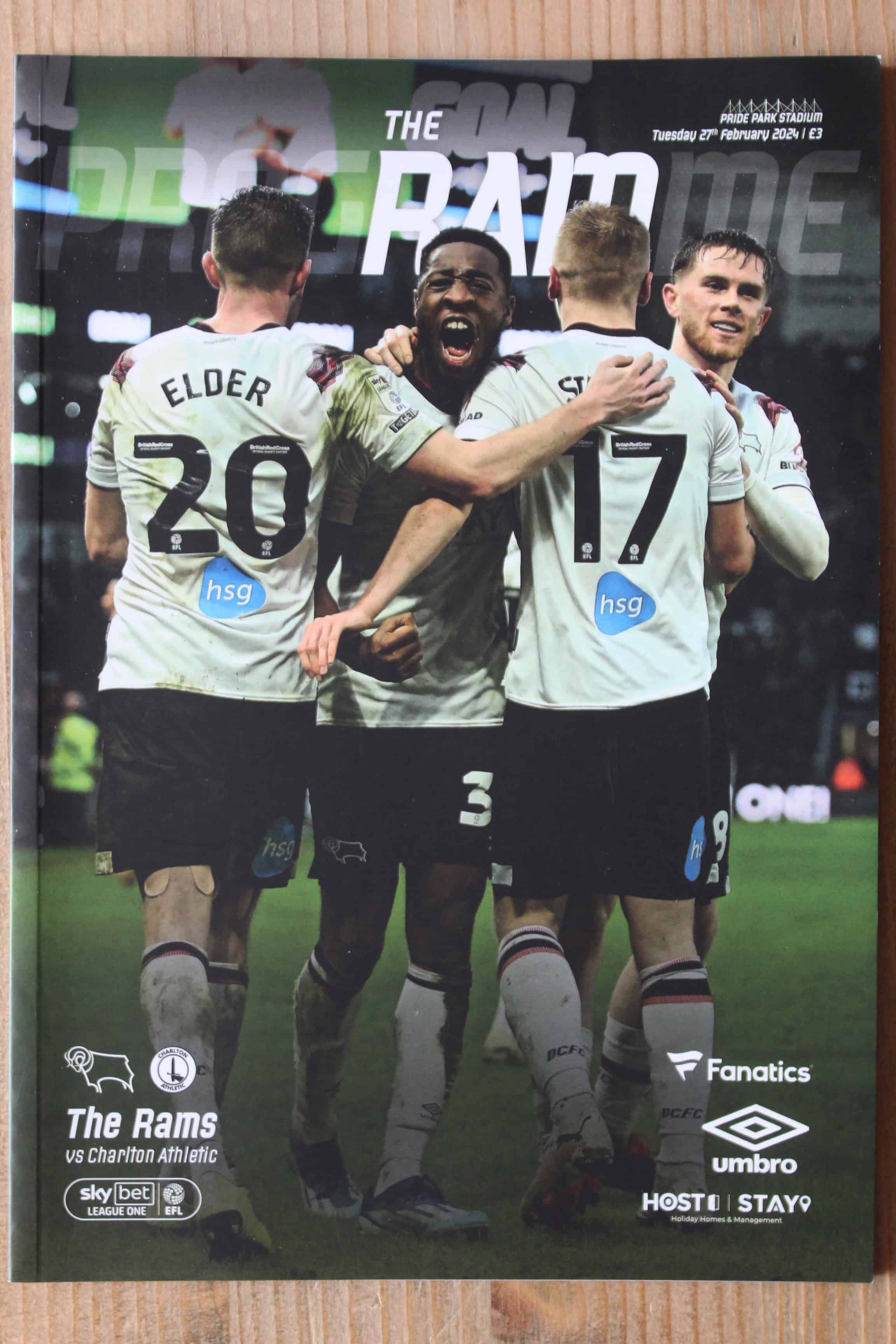 Derby County FC v Charlton Athletic FC