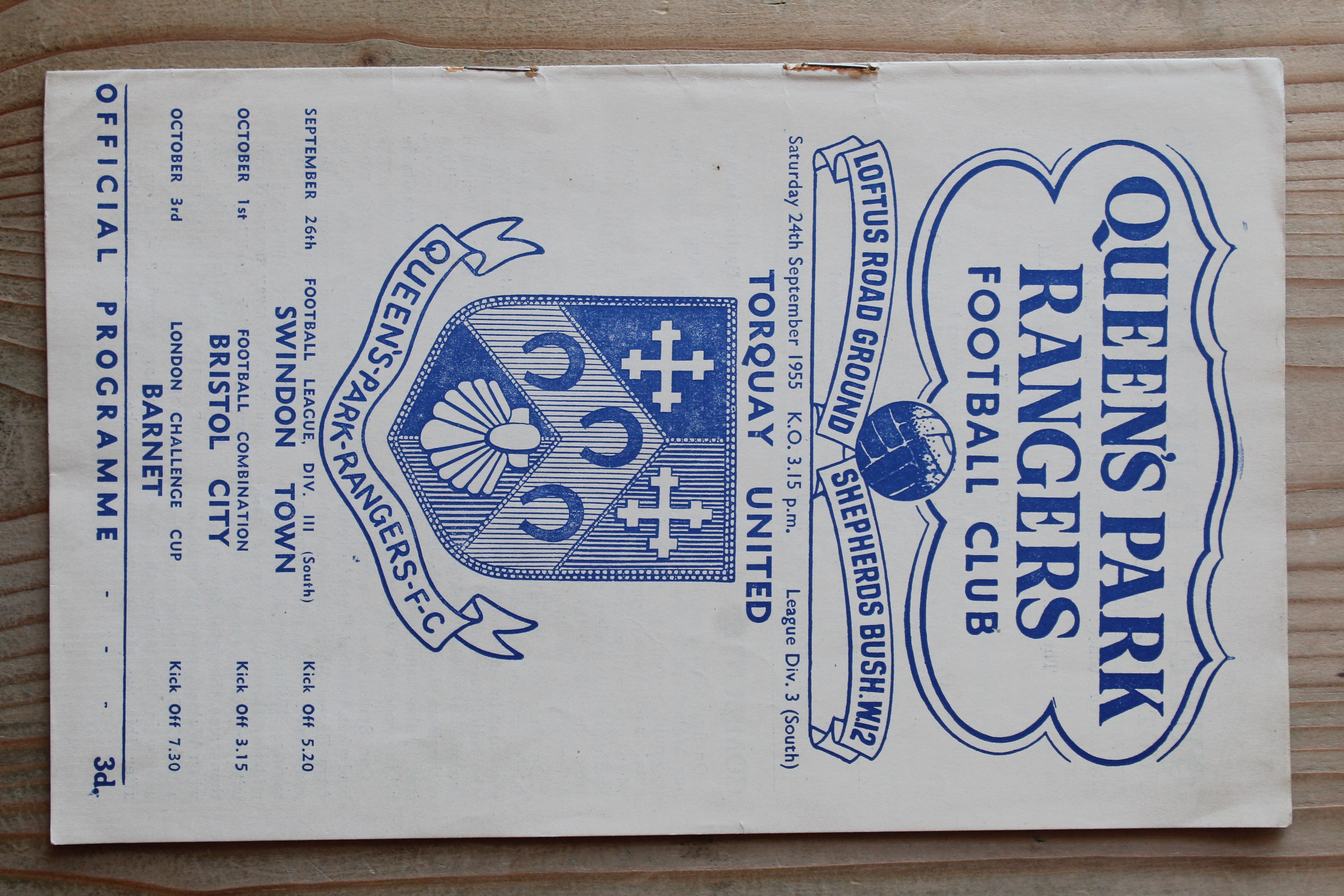 Queens Park Rangers FC v Torquay United FC