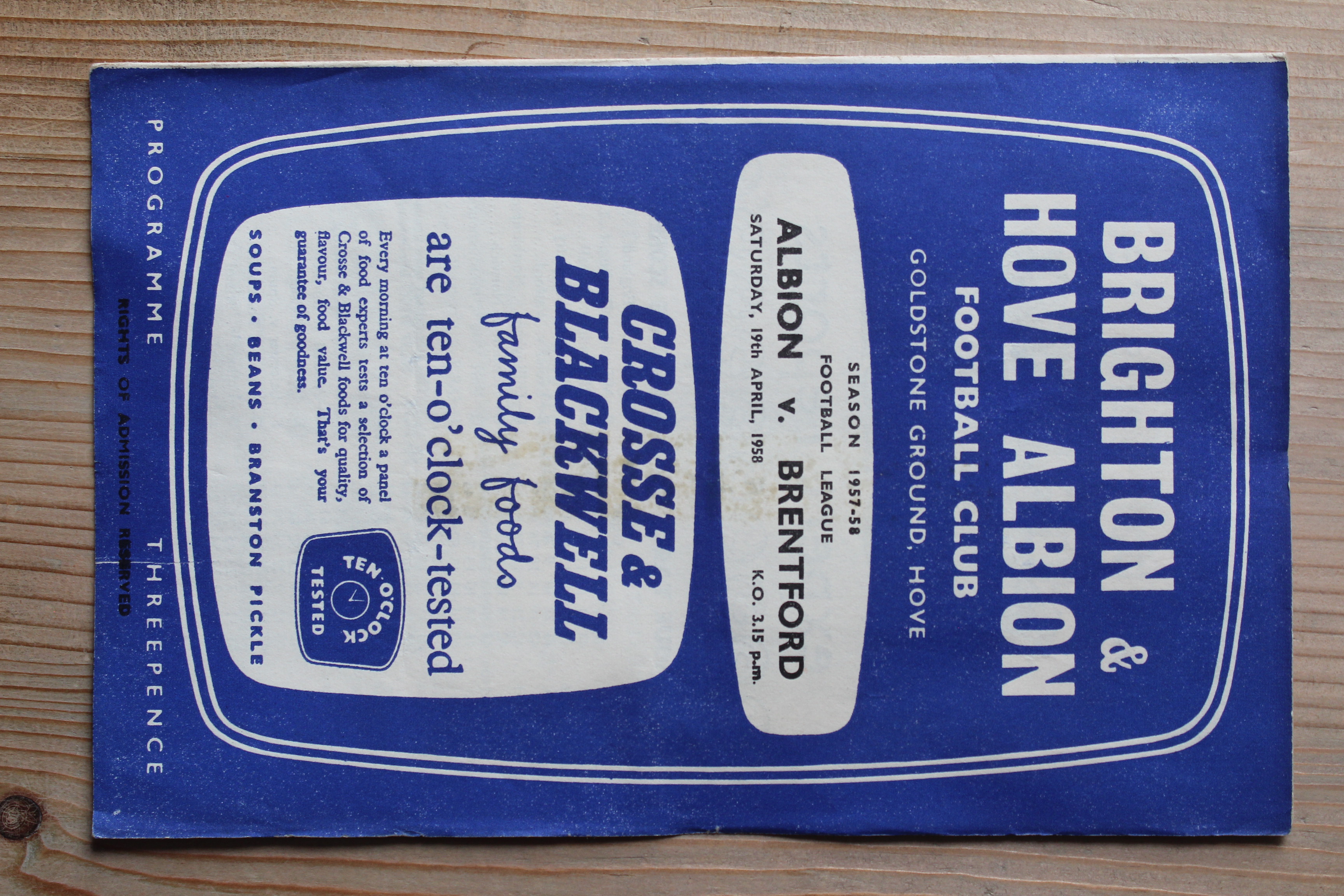 Brighton & Hove Albion FC v Brentford FC