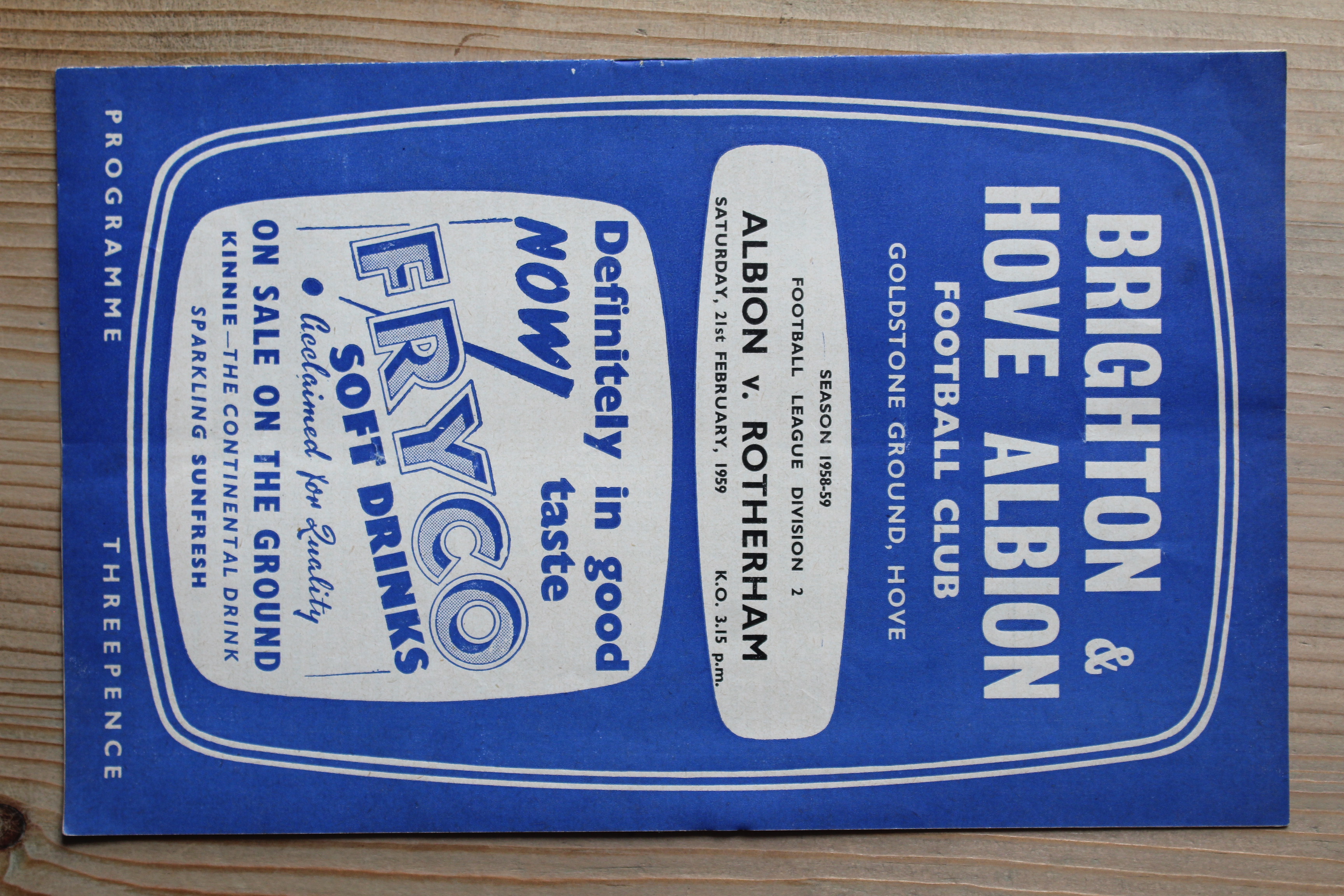 Brighton & Hove Albion FC v Rotherham United FC