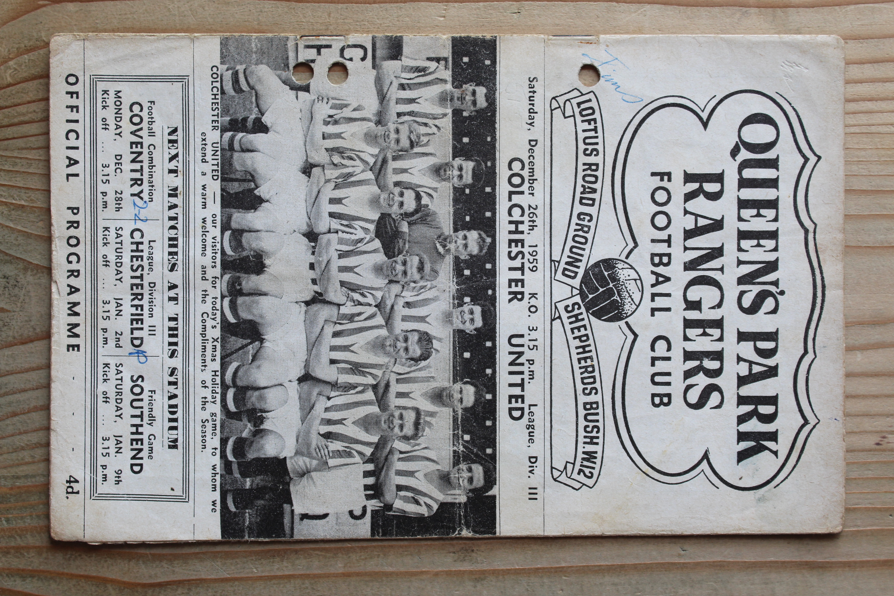 Queens Park Rangers FC v Colchester United FC