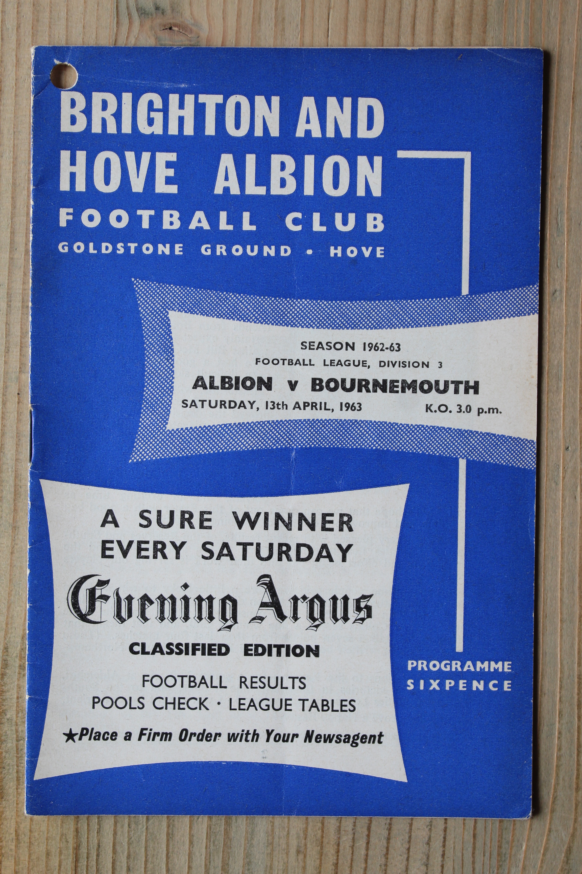 Brighton & Hove Albion FC v Bournemouth & Boscombe