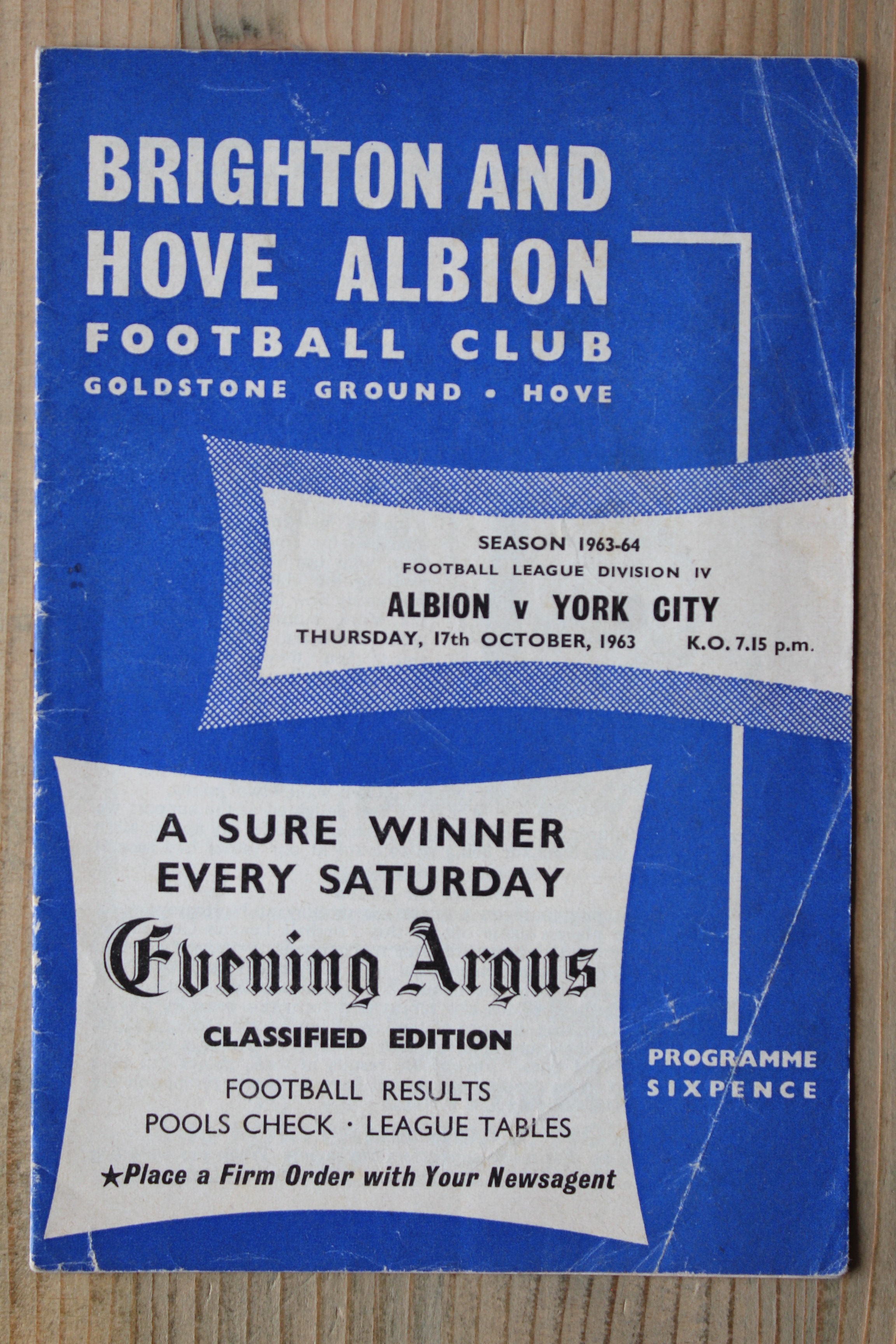 Brighton & Hove Albion FC v York City FC
