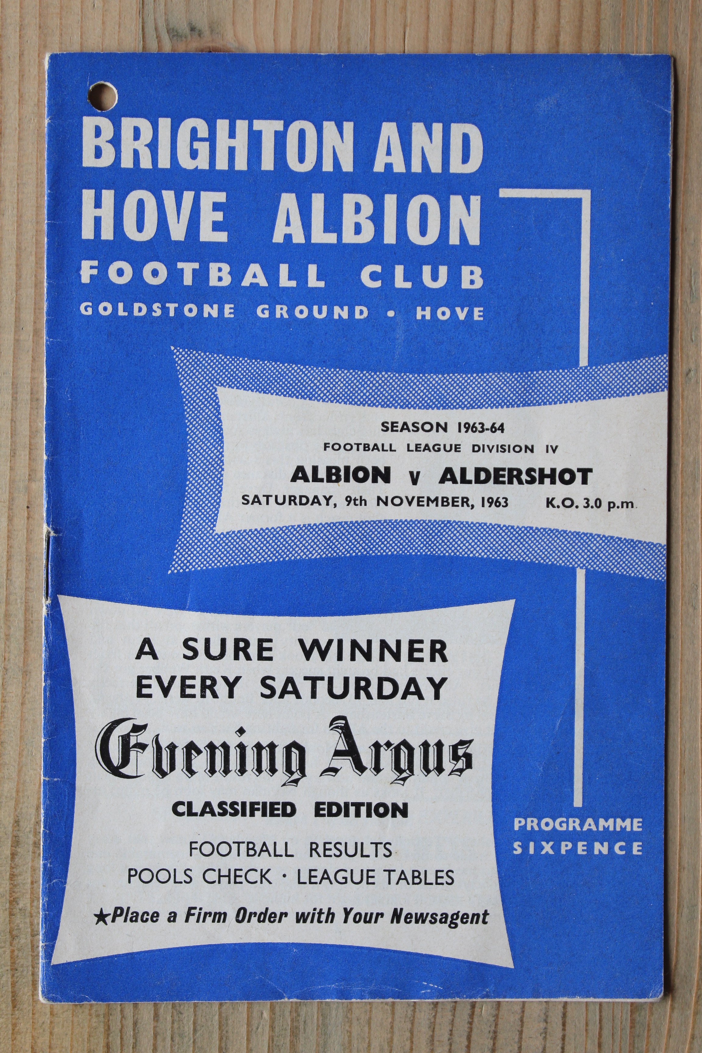 Brighton & Hove Albion FC v Aldershot F.C