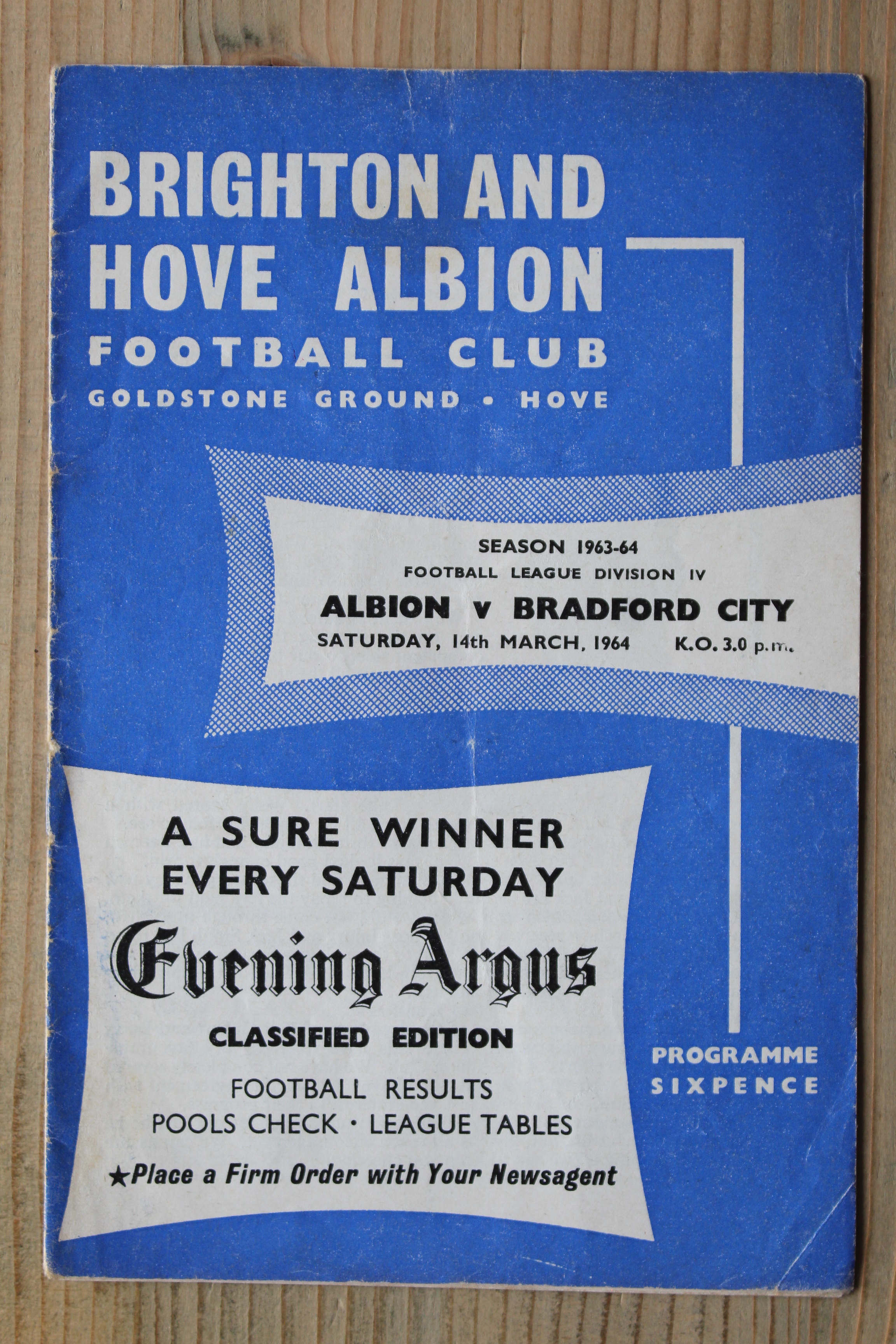 Brighton & Hove Albion FC v Bradford City FC