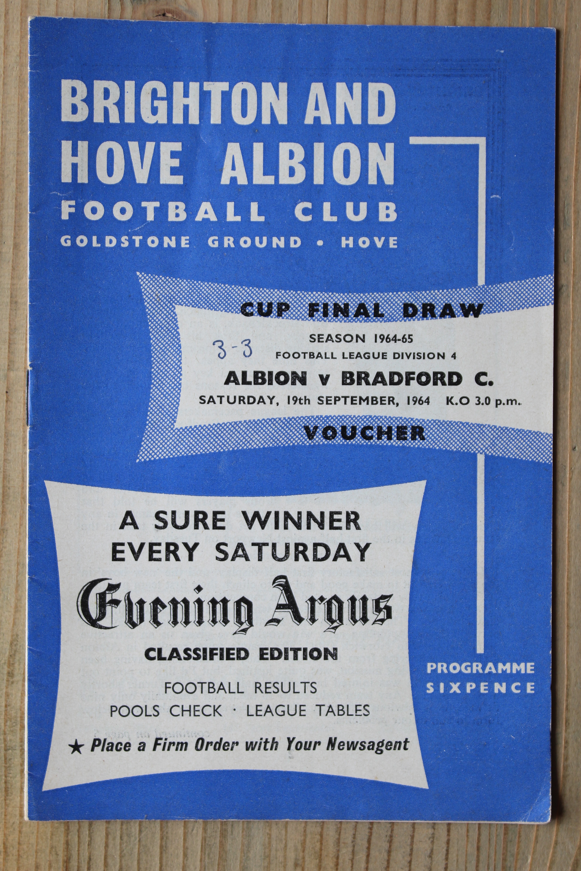 Brighton & Hove Albion FC v Bradford City FC