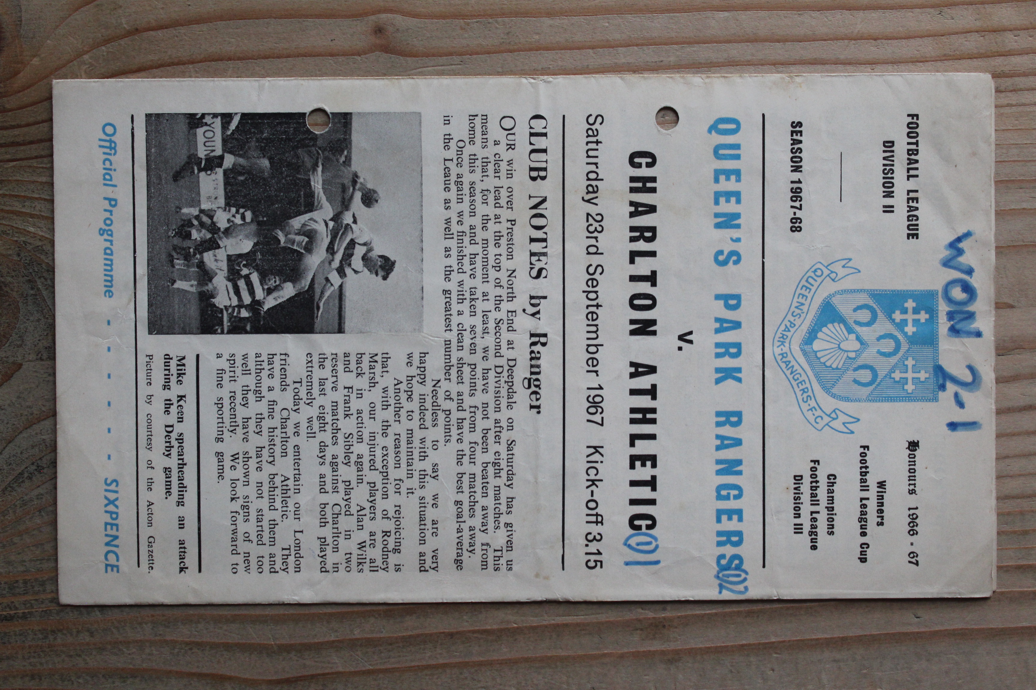 Queens Park Rangers FC v Charlton Athletic FC