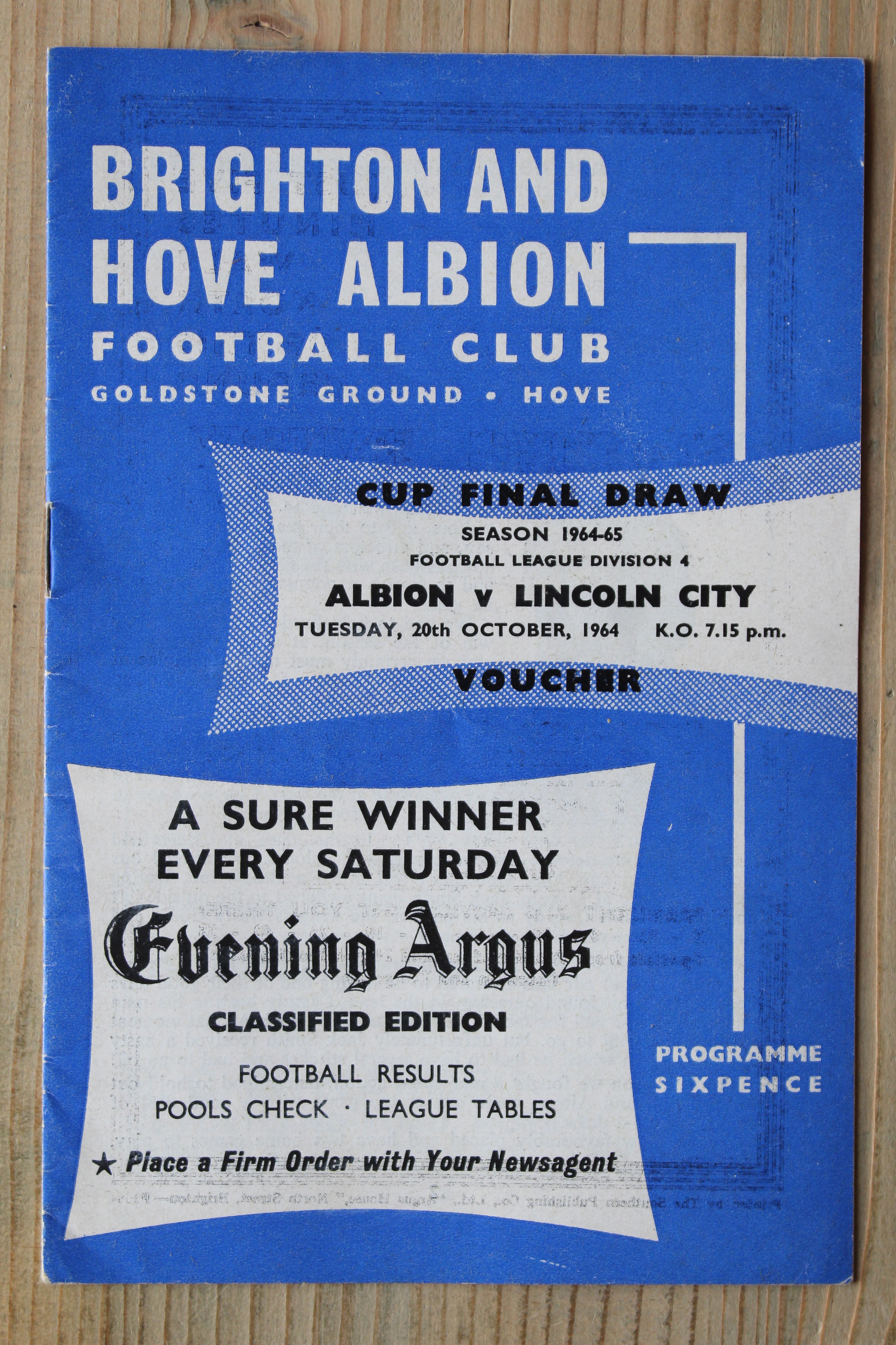 Brighton & Hove Albion FC v Lincoln City FC