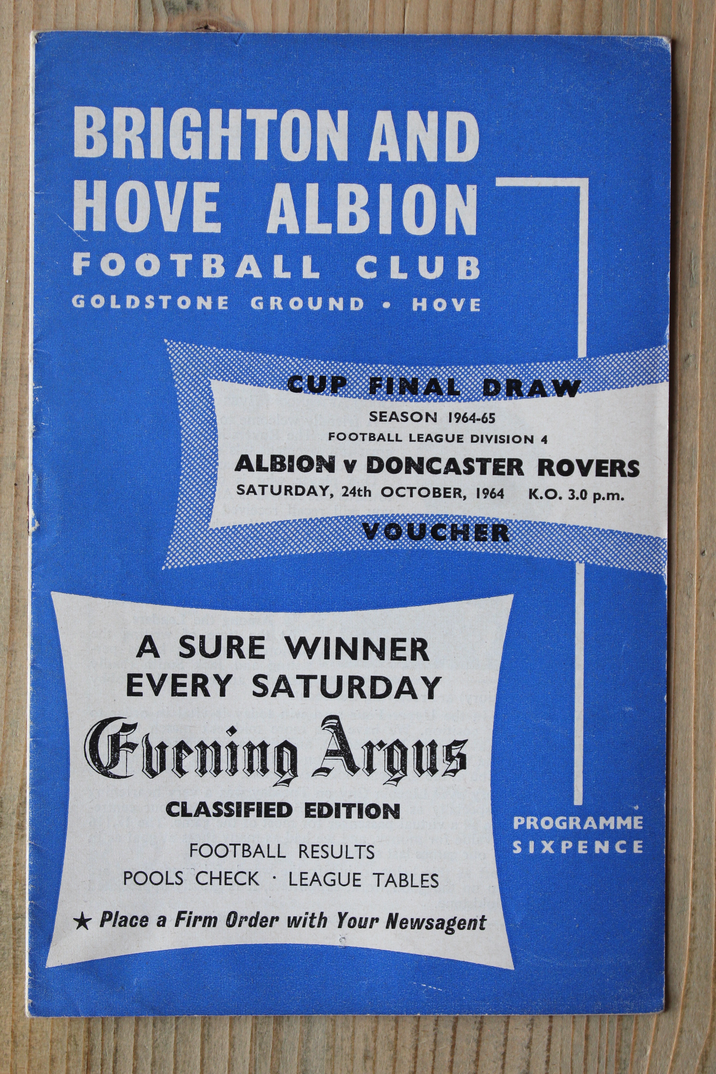 Brighton & Hove Albion FC v Doncaster Rovers FC