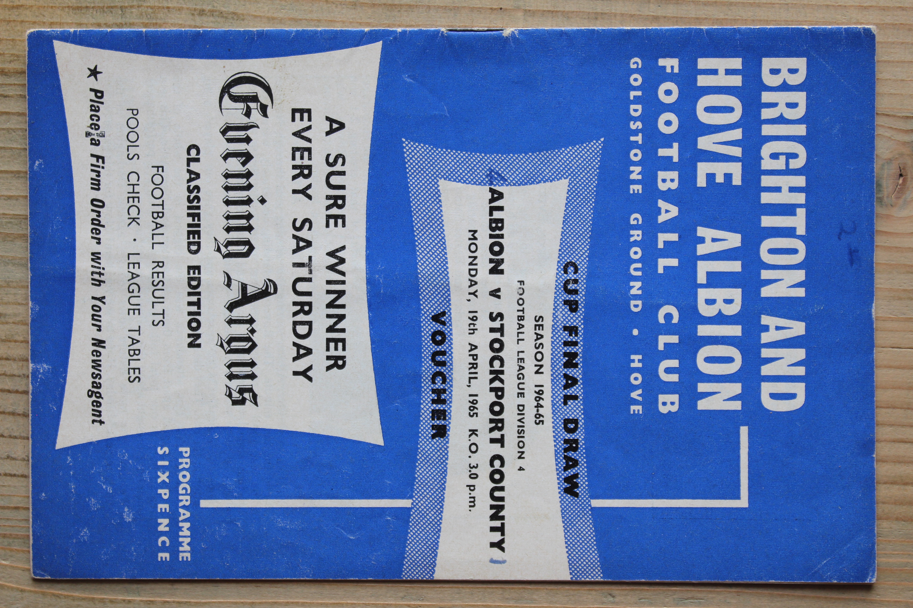 Brighton & Hove Albion FC v Stockport County FC