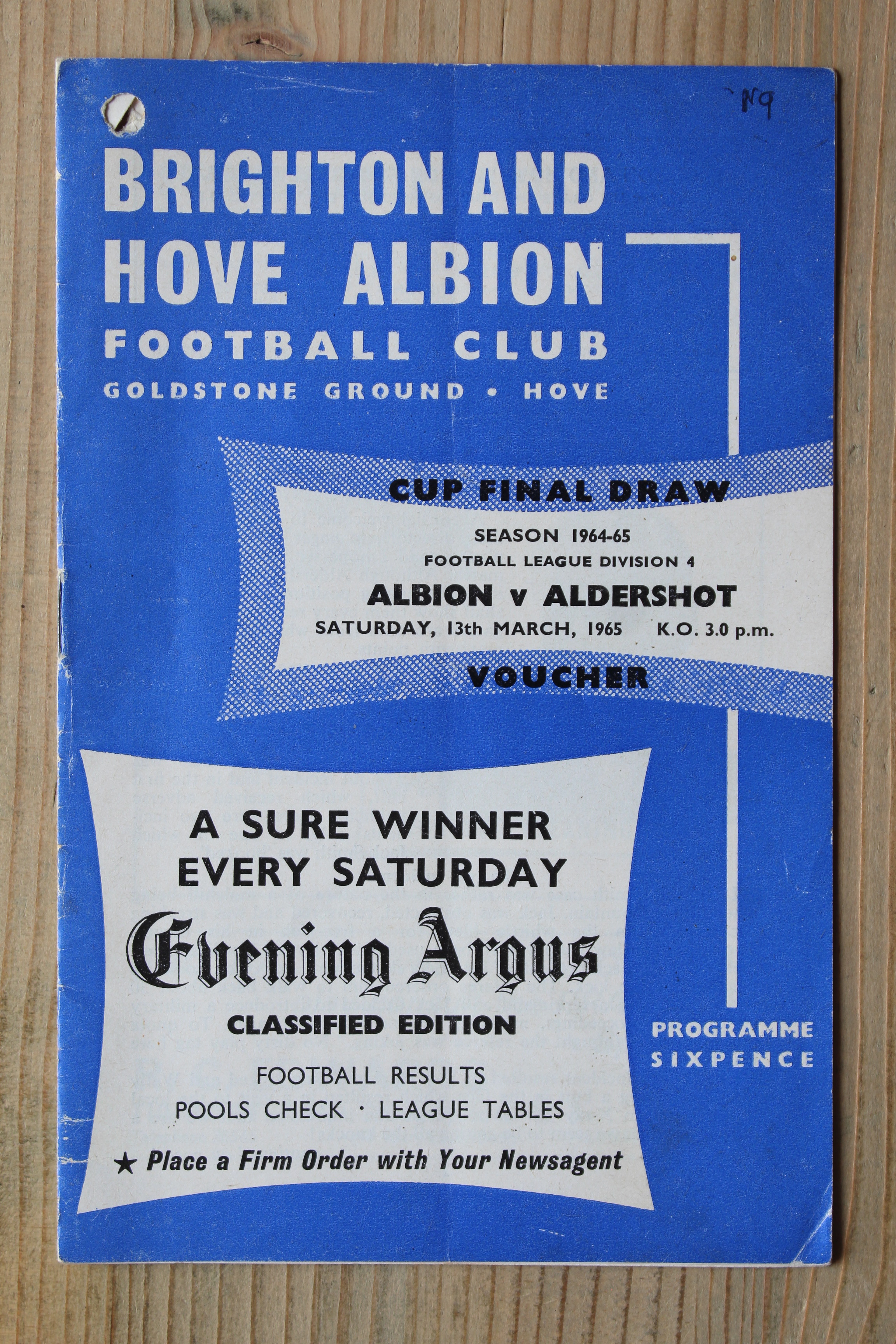 Brighton & Hove Albion FC v Aldershot F.C