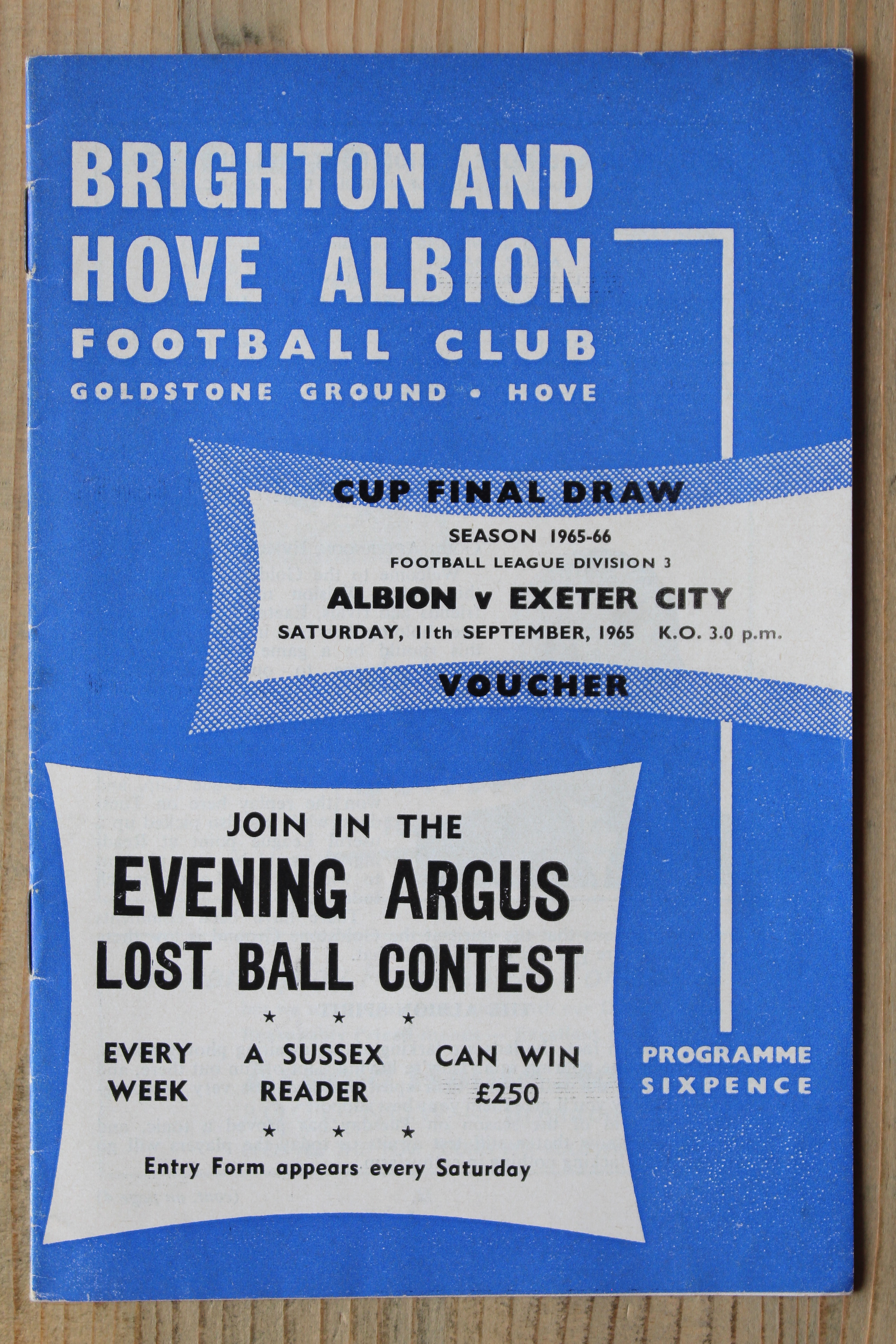 Brighton & Hove Albion FC v Exeter City FC
