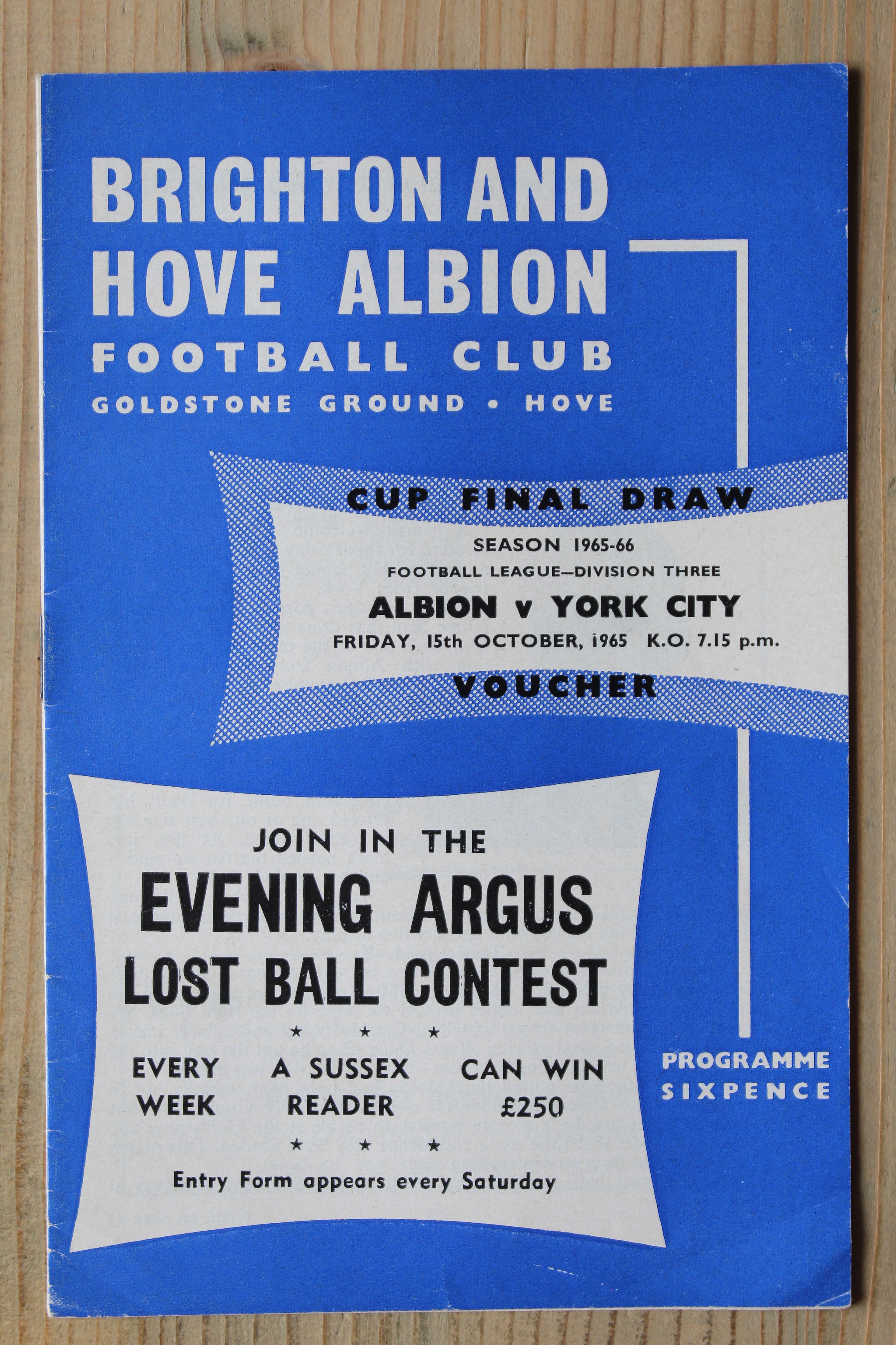 Brighton & Hove Albion FC v York City FC
