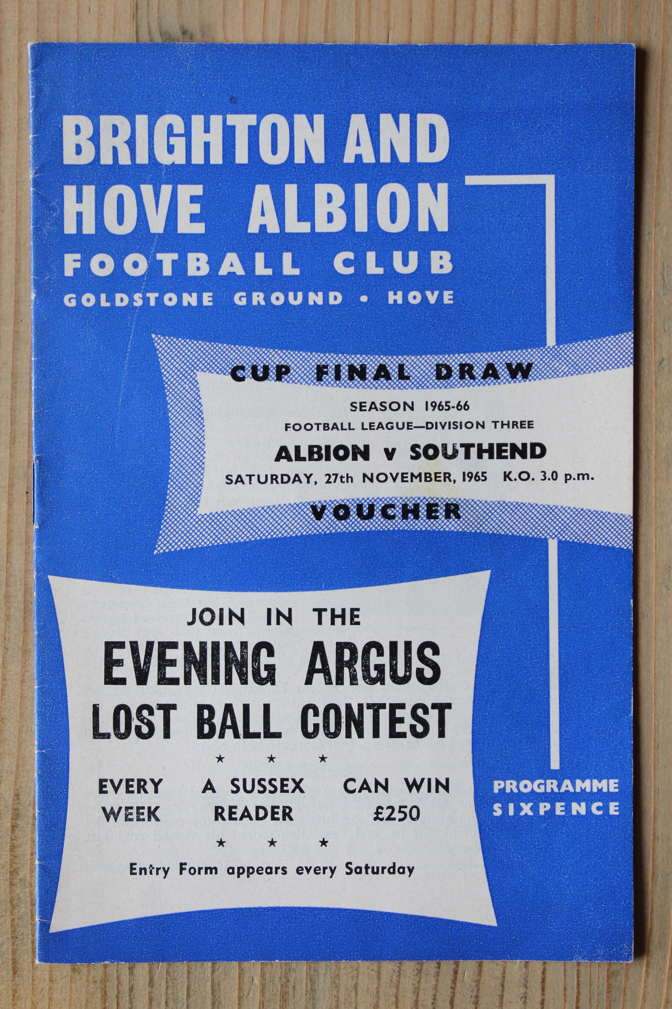 Brighton & Hove Albion FC v Southend United FC