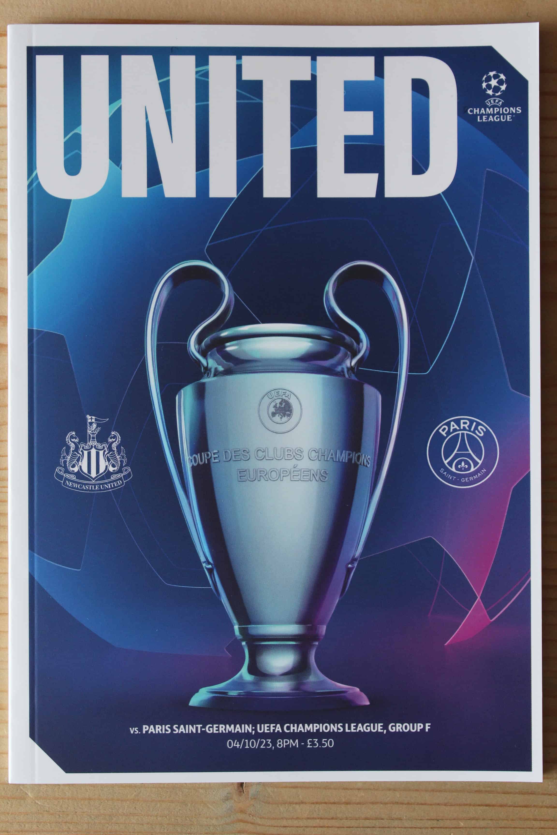 Newcastle United FC v Paris St Germain (P.S.G)