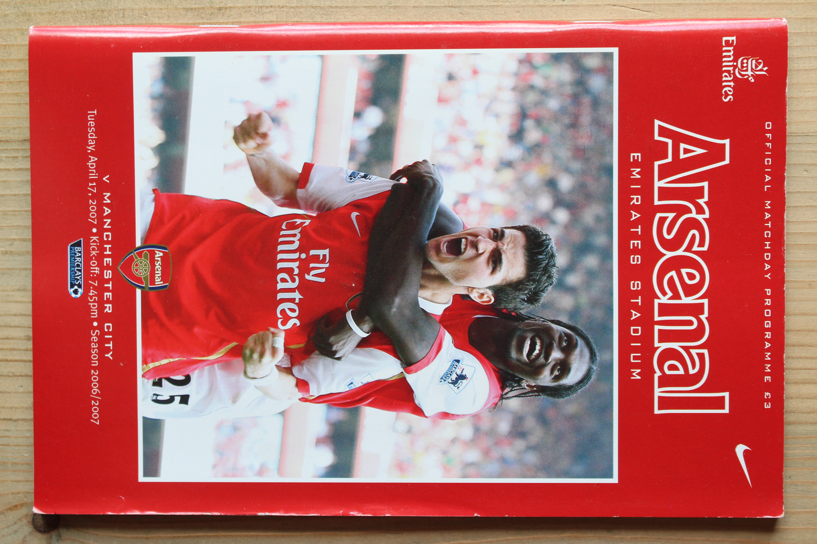 Arsenal FC v Manchester City FC