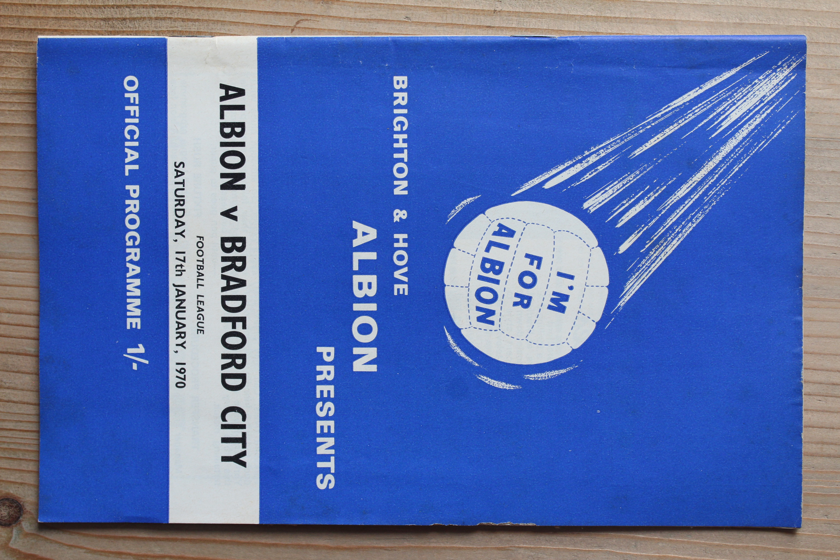 Brighton & Hove Albion FC v Bradford City FC