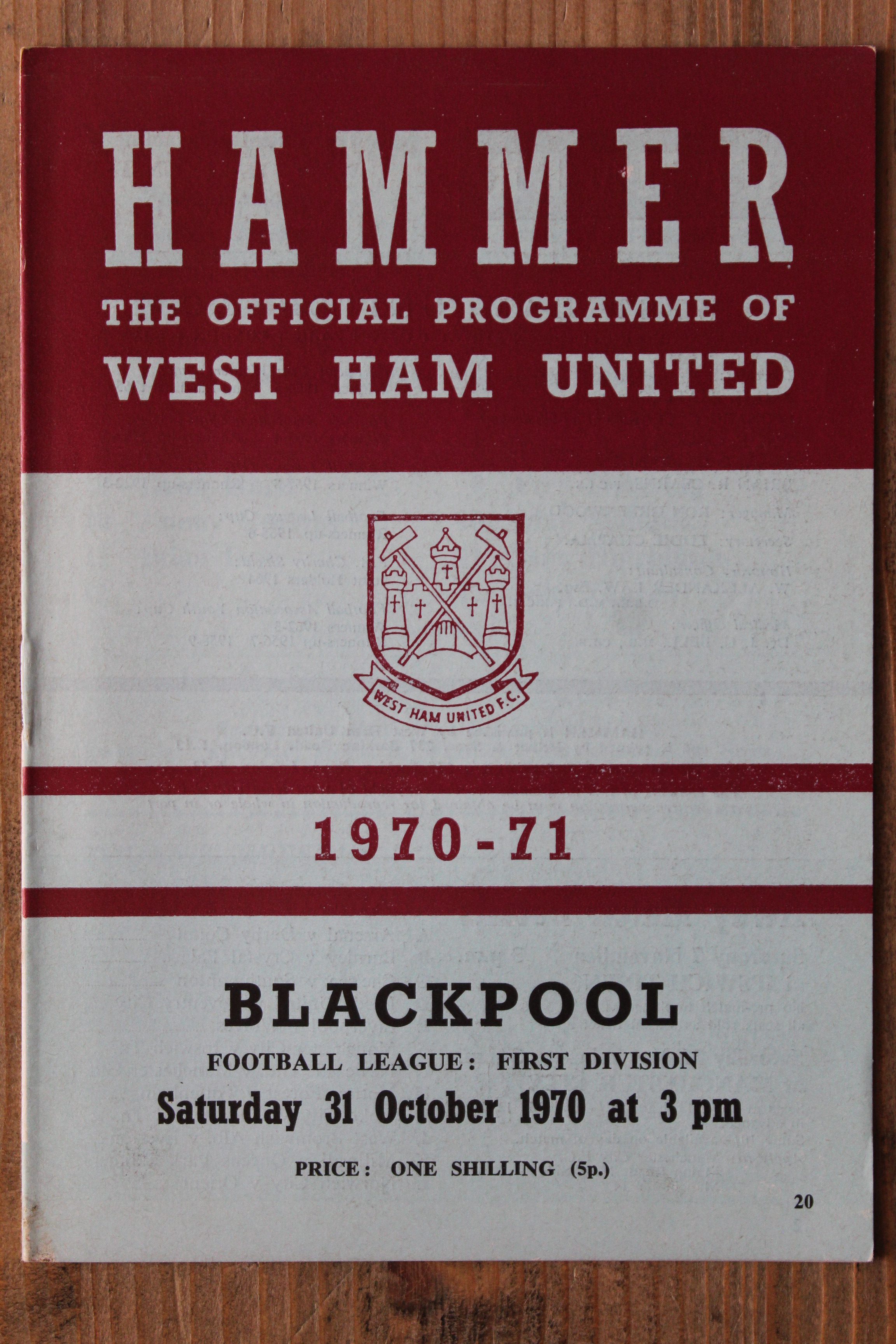 West Ham United FC v Blackpool FC