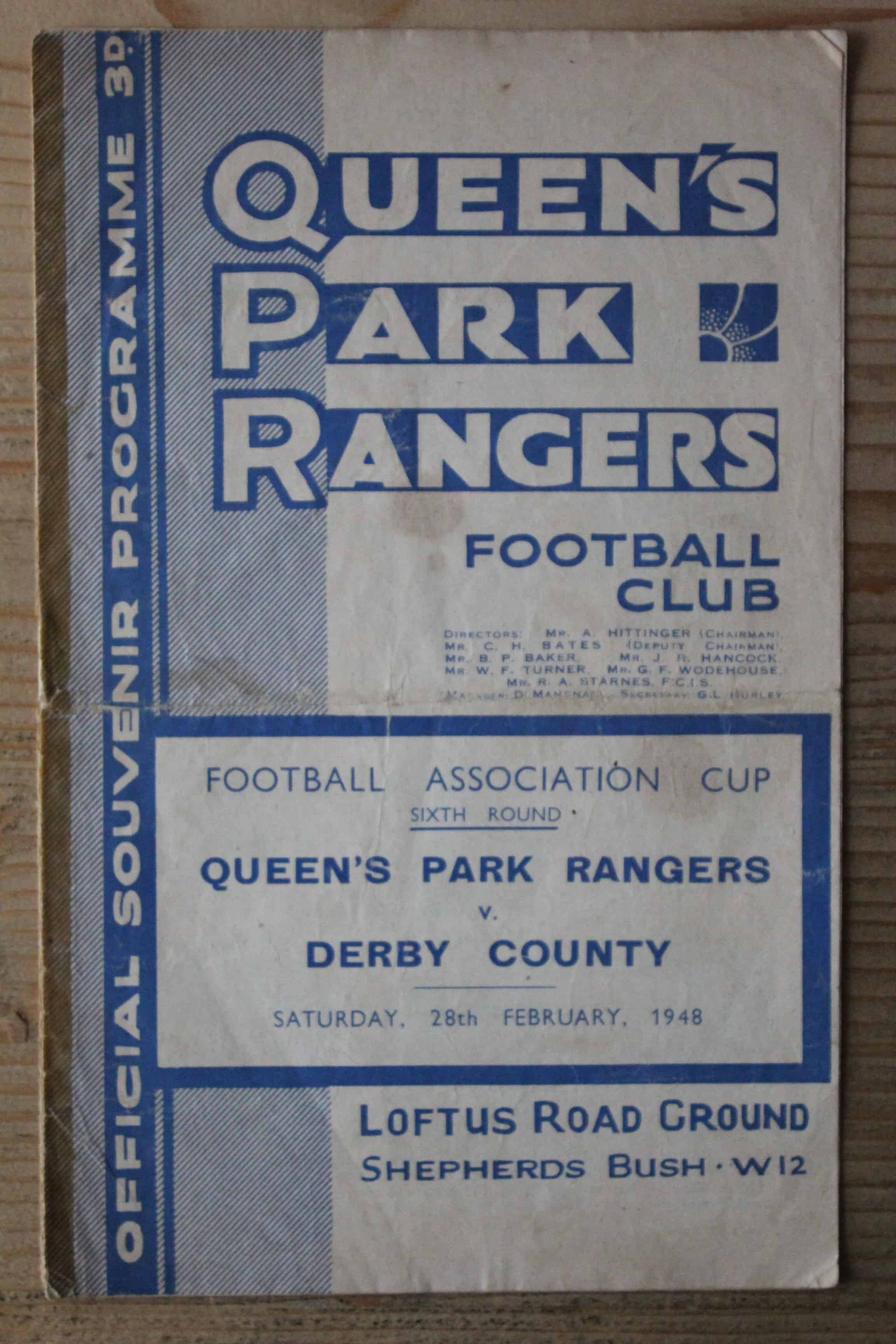 Queens Park Rangers FC v Derby County FC