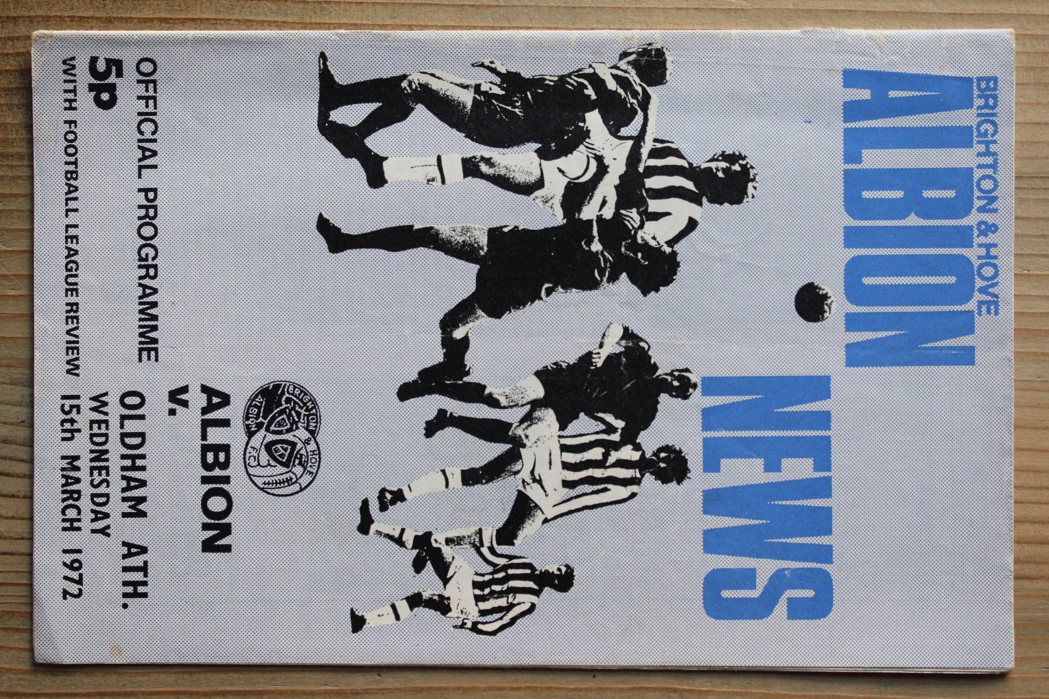 Brighton & Hove Albion FC v Oldham Athletic FC