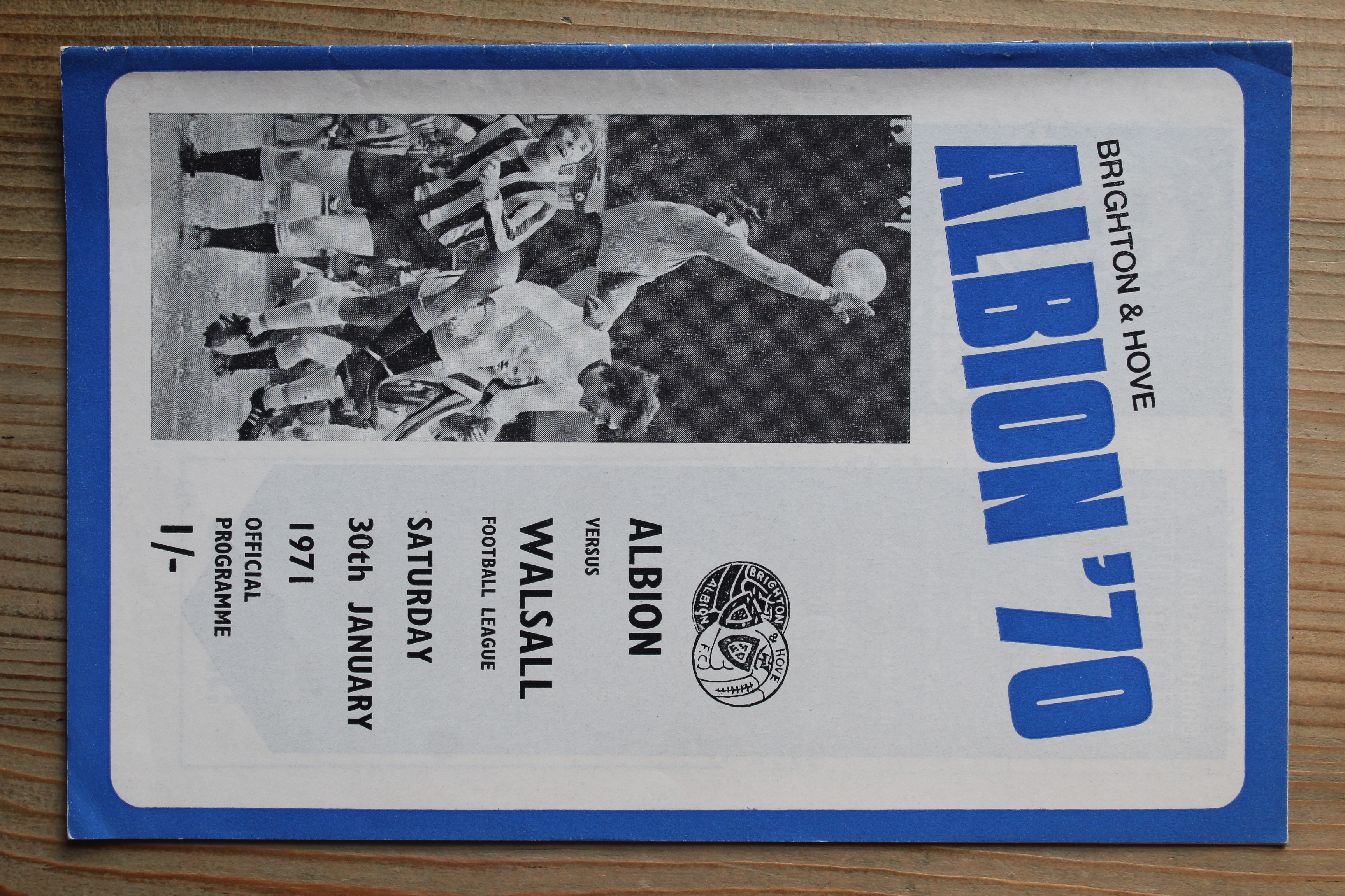 Brighton & Hove Albion FC v Walsall FC