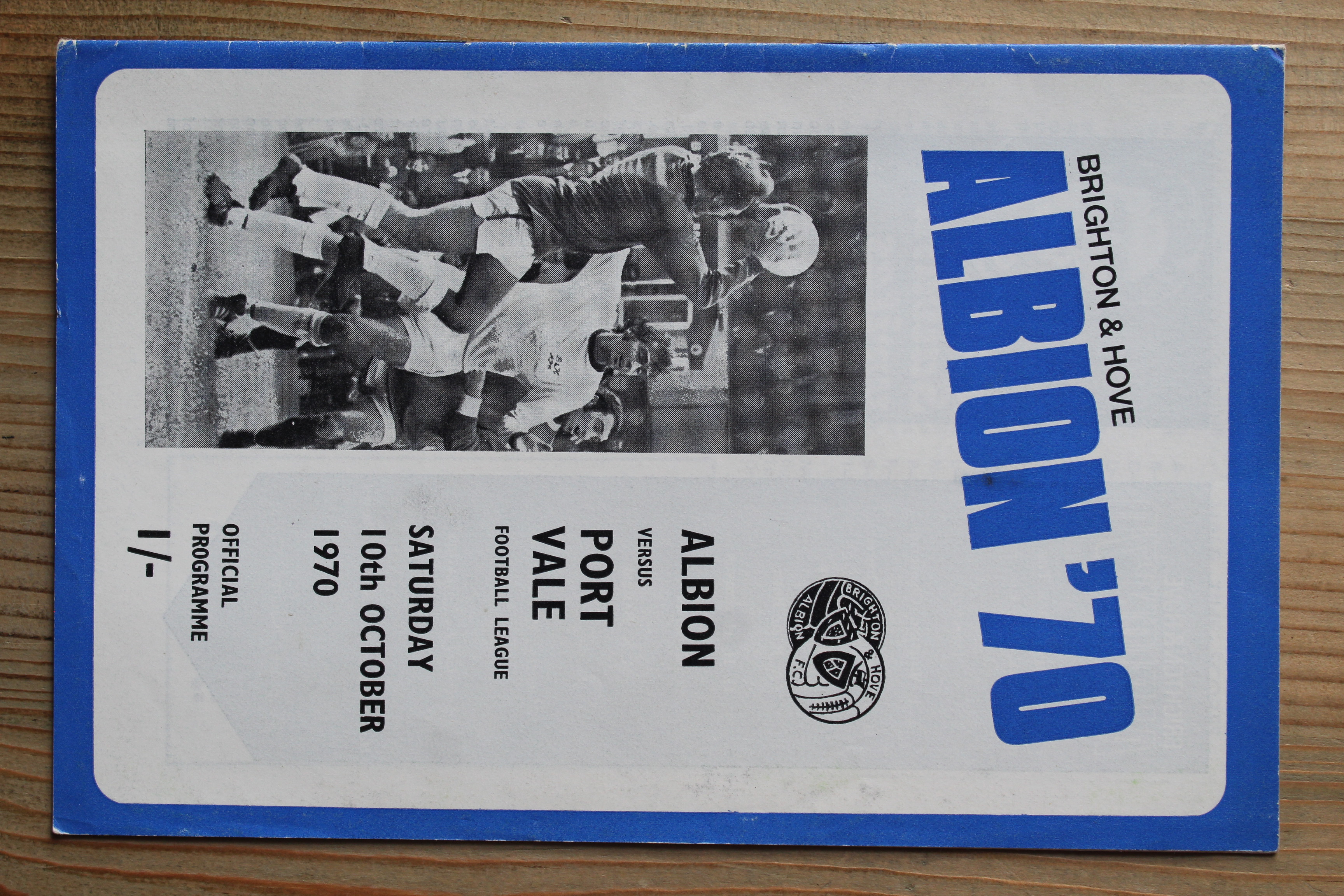 Brighton & Hove Albion FC v Port Vale FC