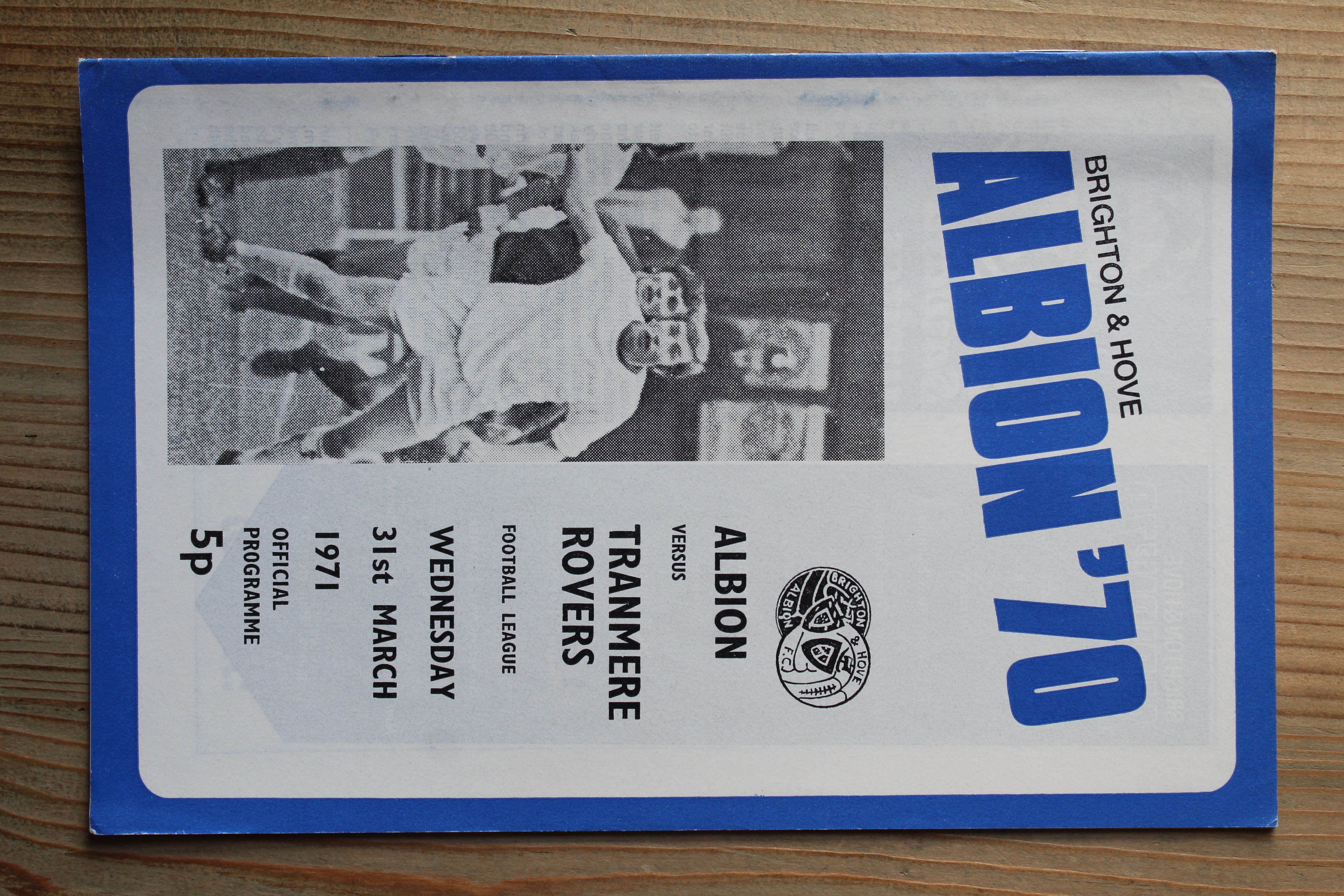 Brighton & Hove Albion FC v Tranmere Rovers FC