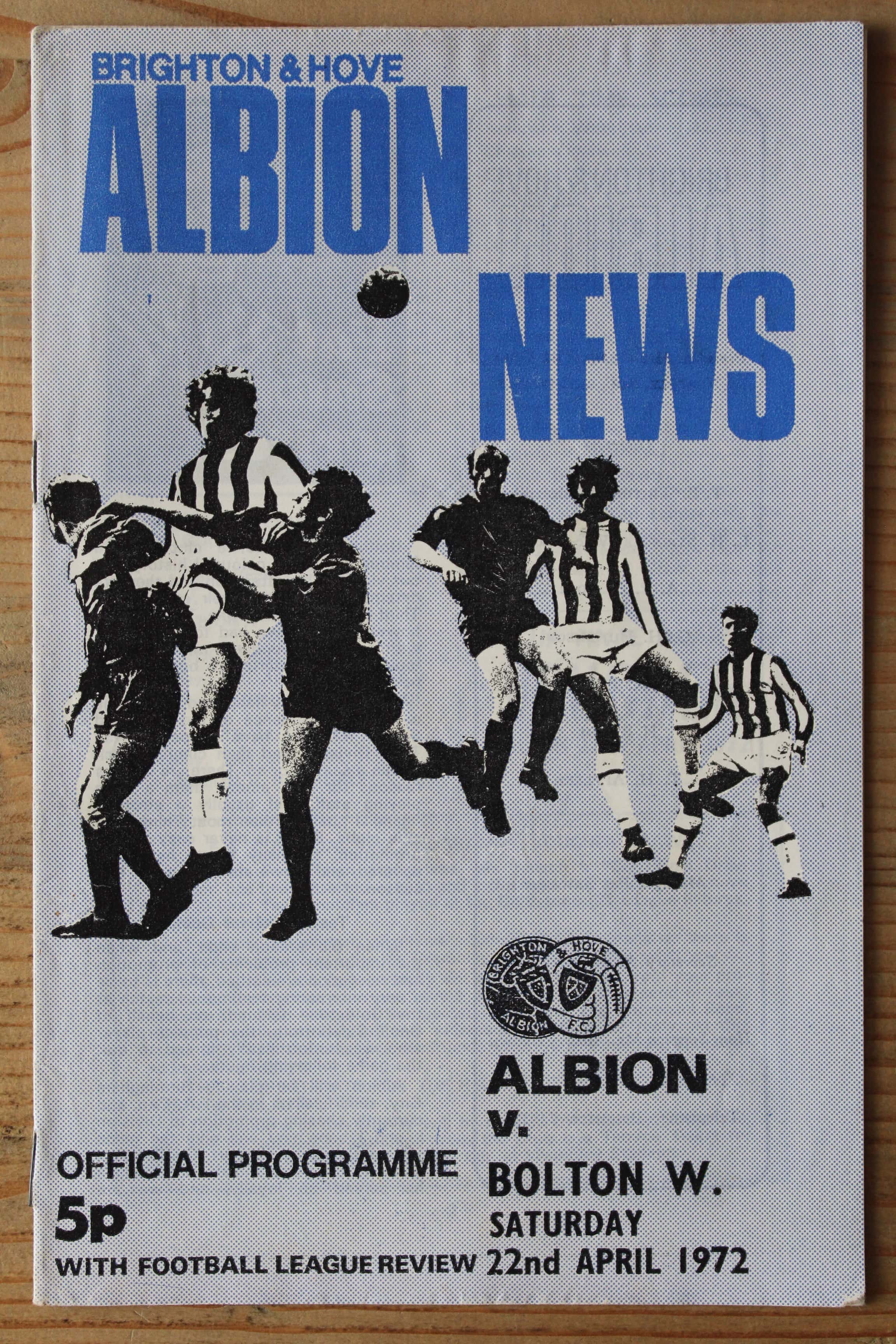 Brighton & Hove Albion FC v Bolton Wanderers FC