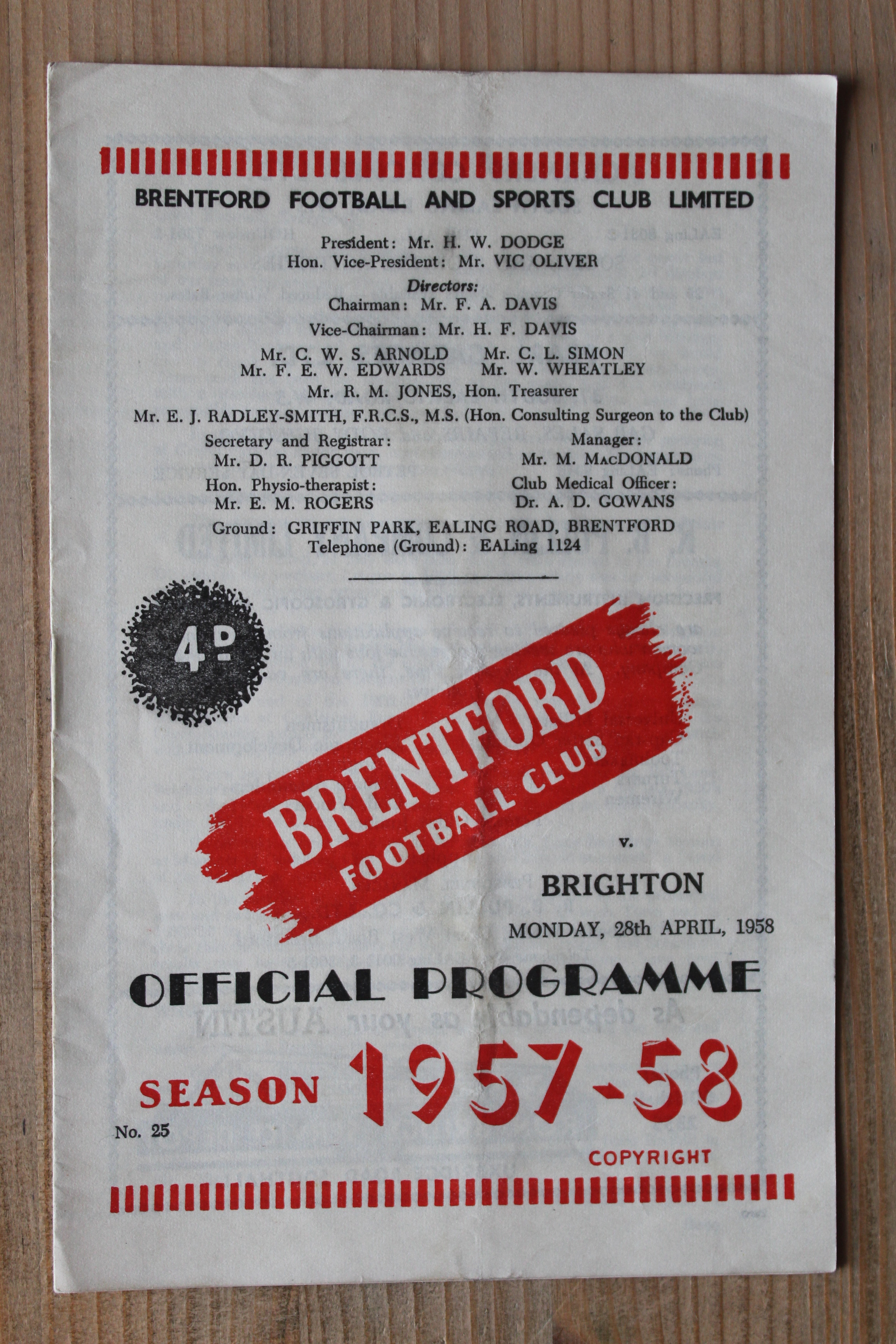 Brentford FC v Brighton & Hove Albion FC