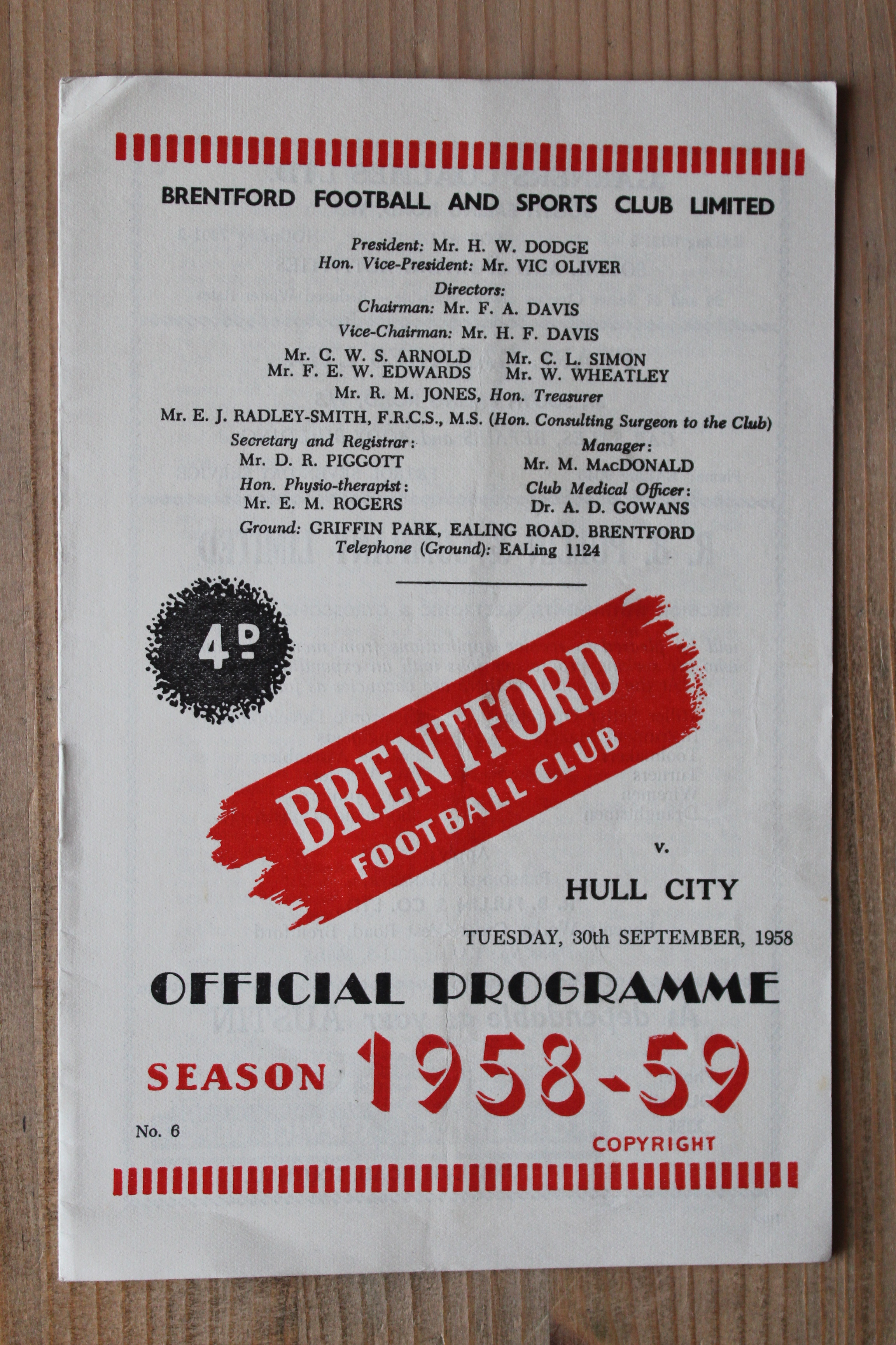 Brentford FC v Hull City FC