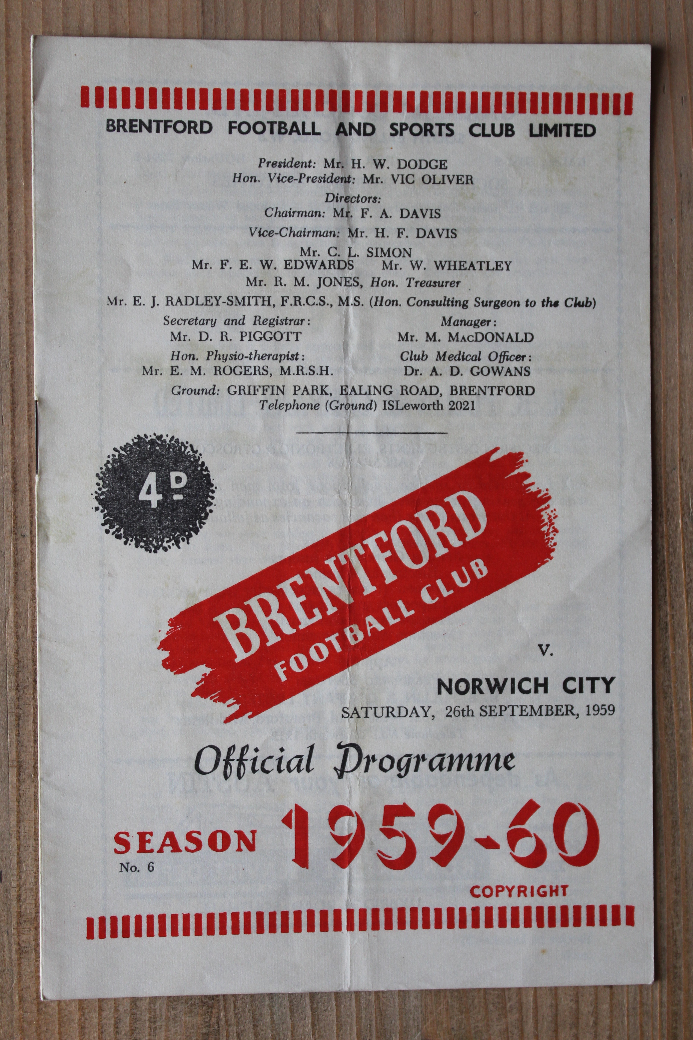 Brentford FC v Norwich City FC