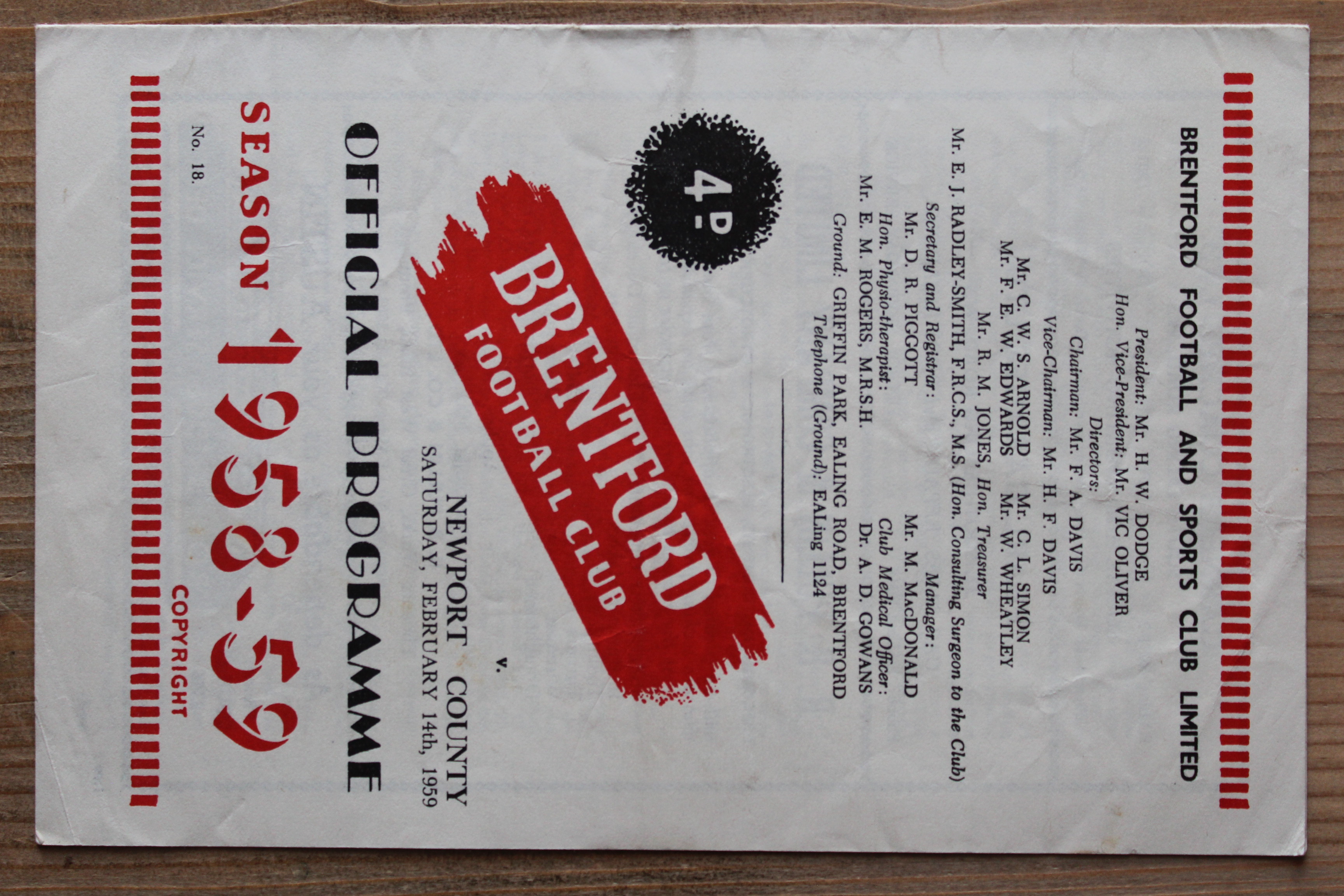 Brentford FC v Newport County
