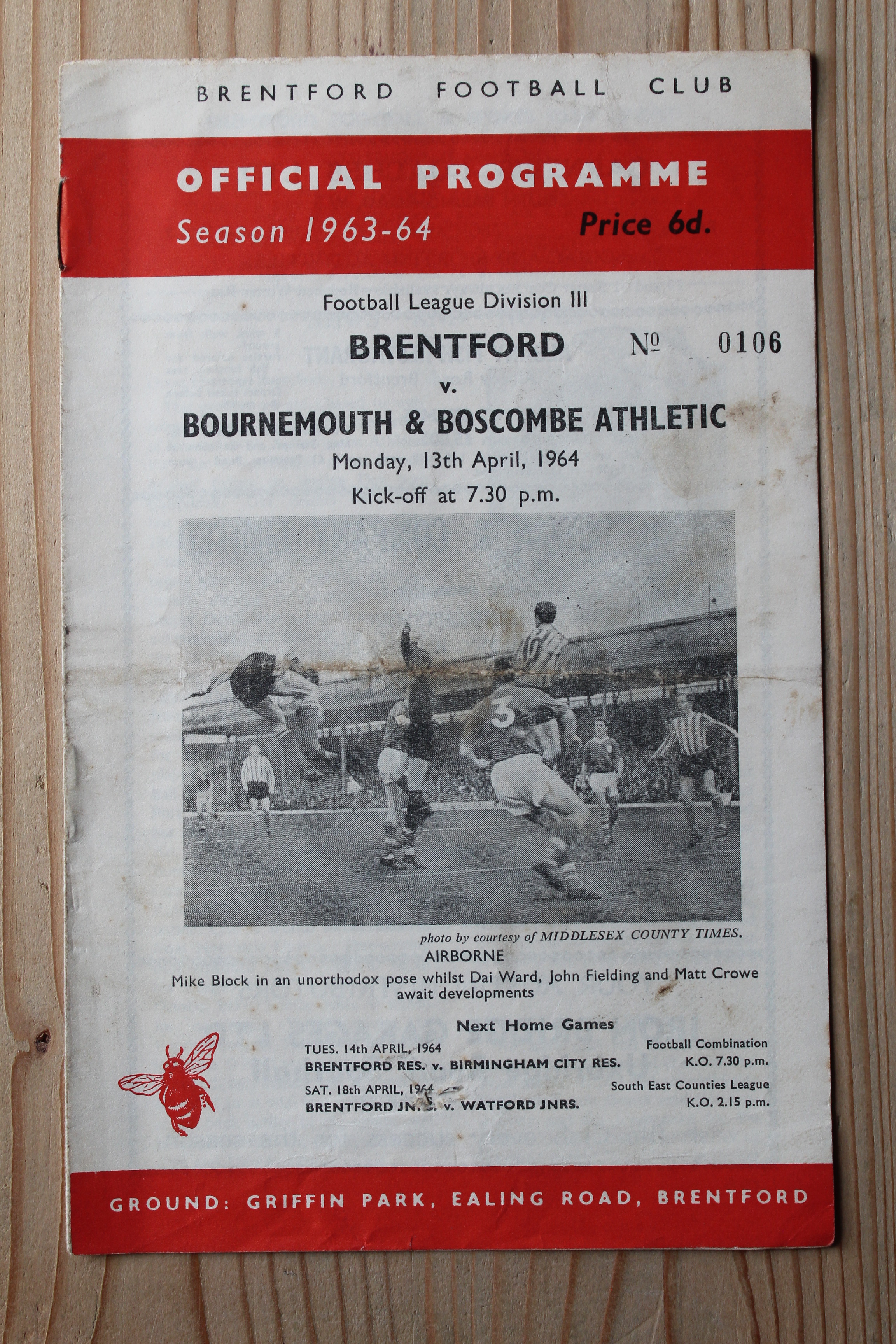 Brentford FC v Bournemouth & Boscombe