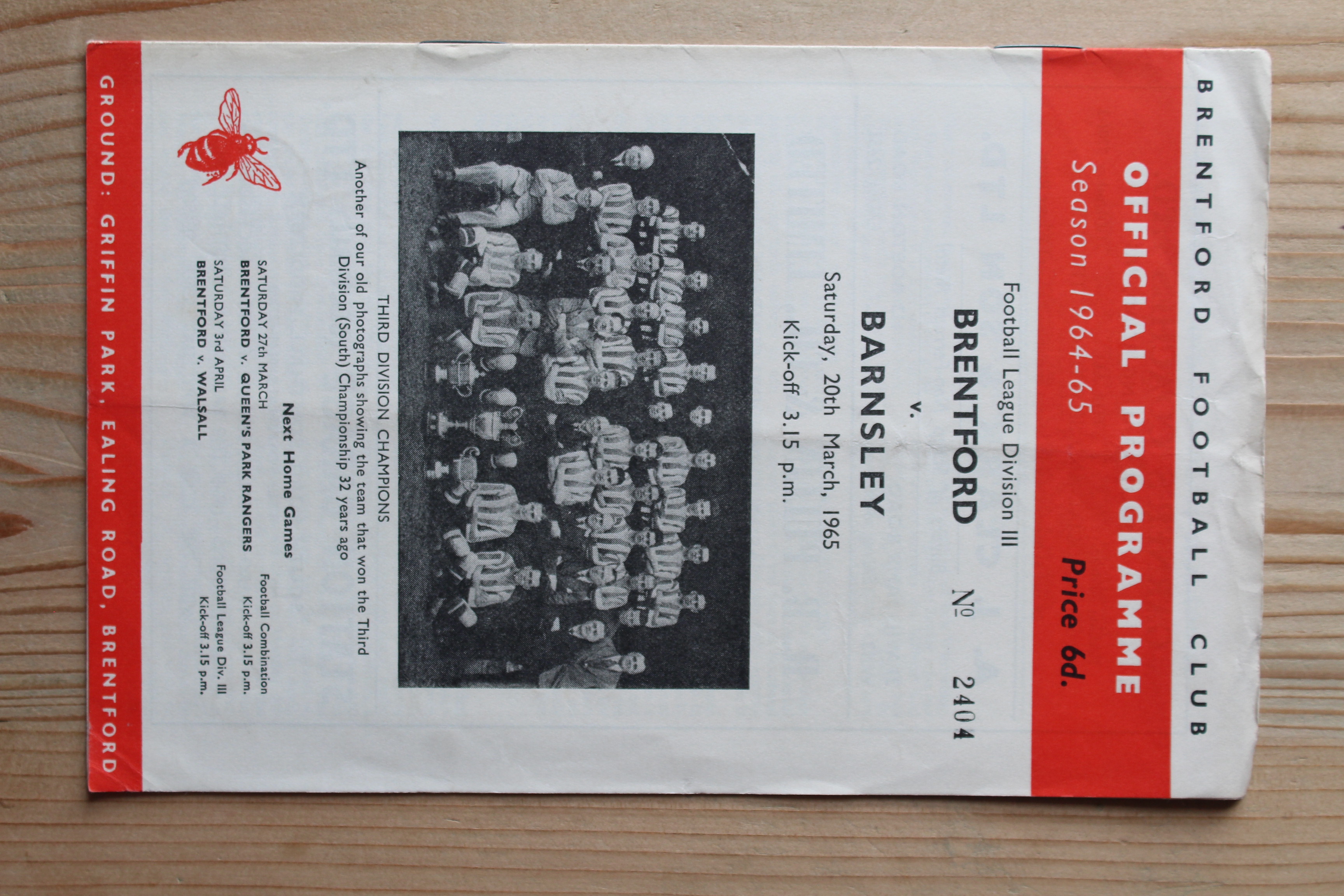 Brentford FC v Barnsley FC