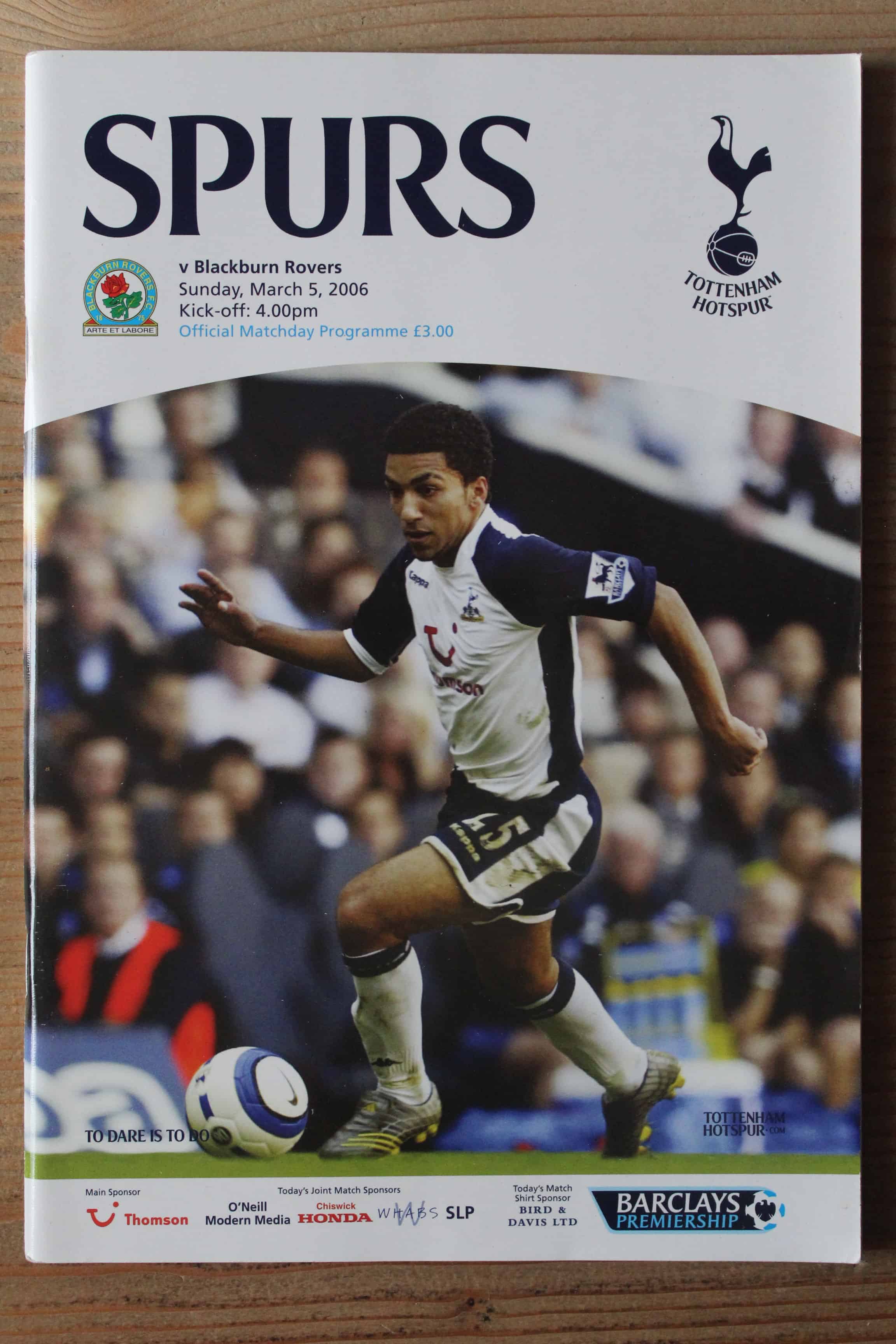 Tottenham Hotspur FC v Blackburn Rovers FC