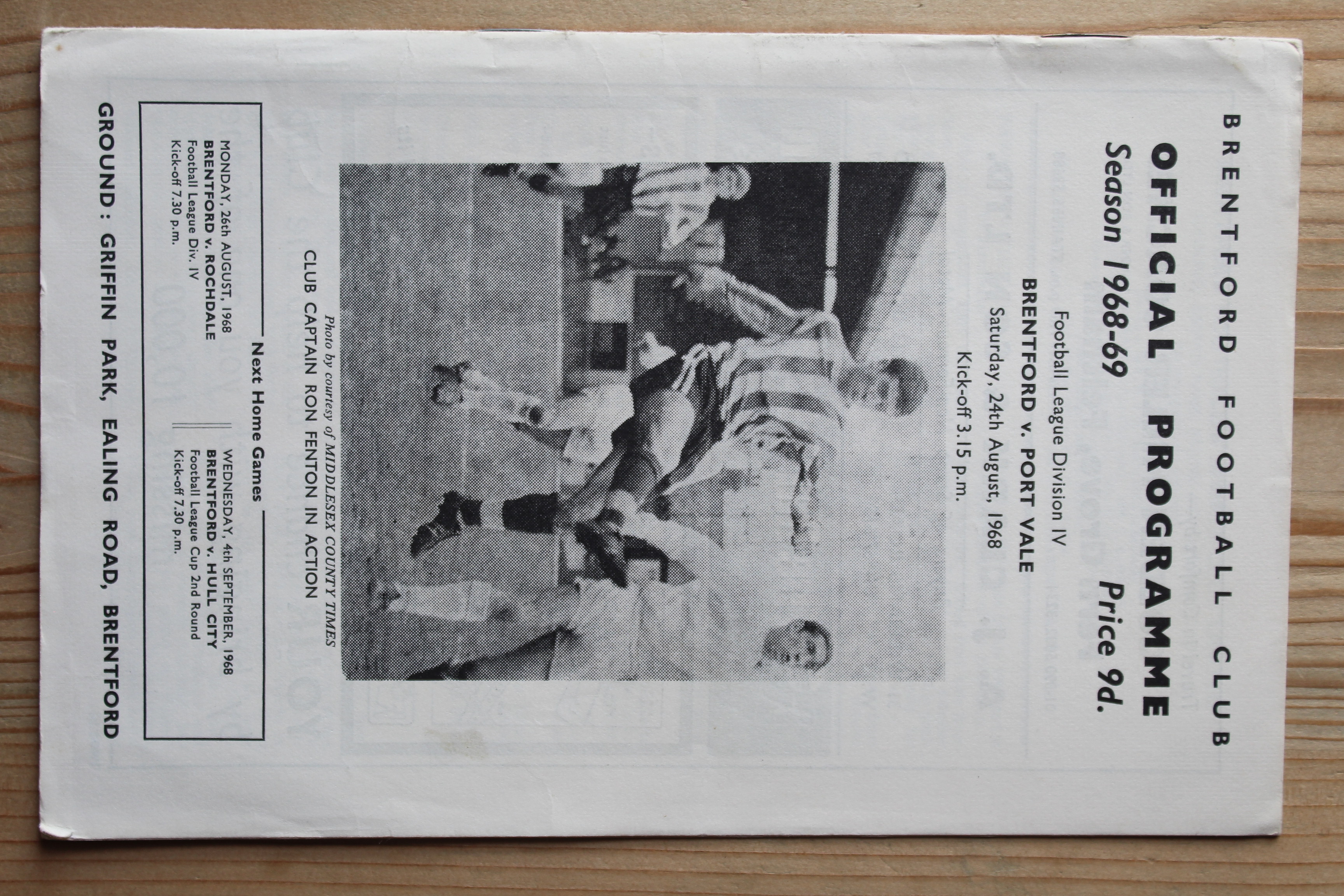 Brentford FC v Port Vale FC