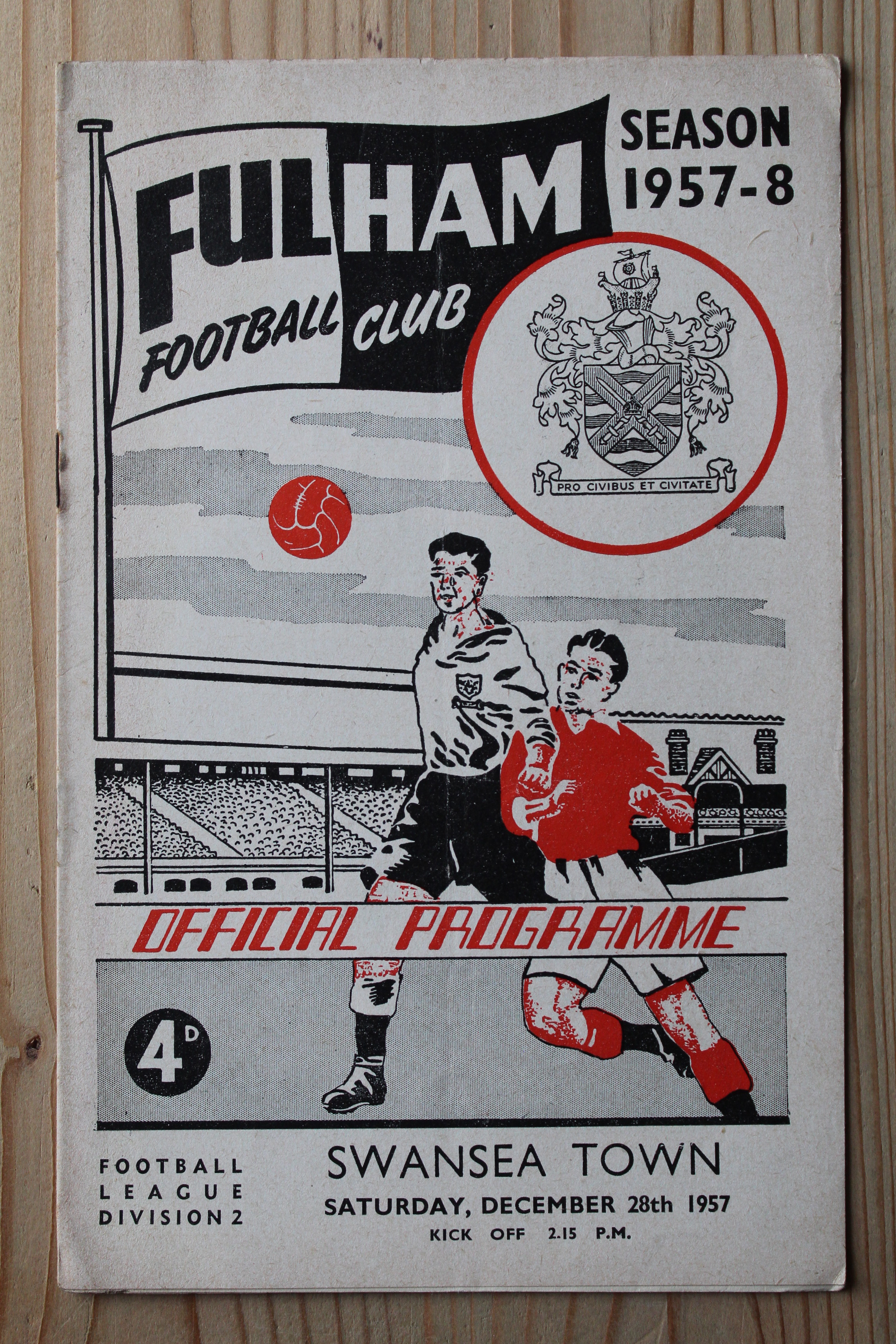 Fulham FC v Swansea Town