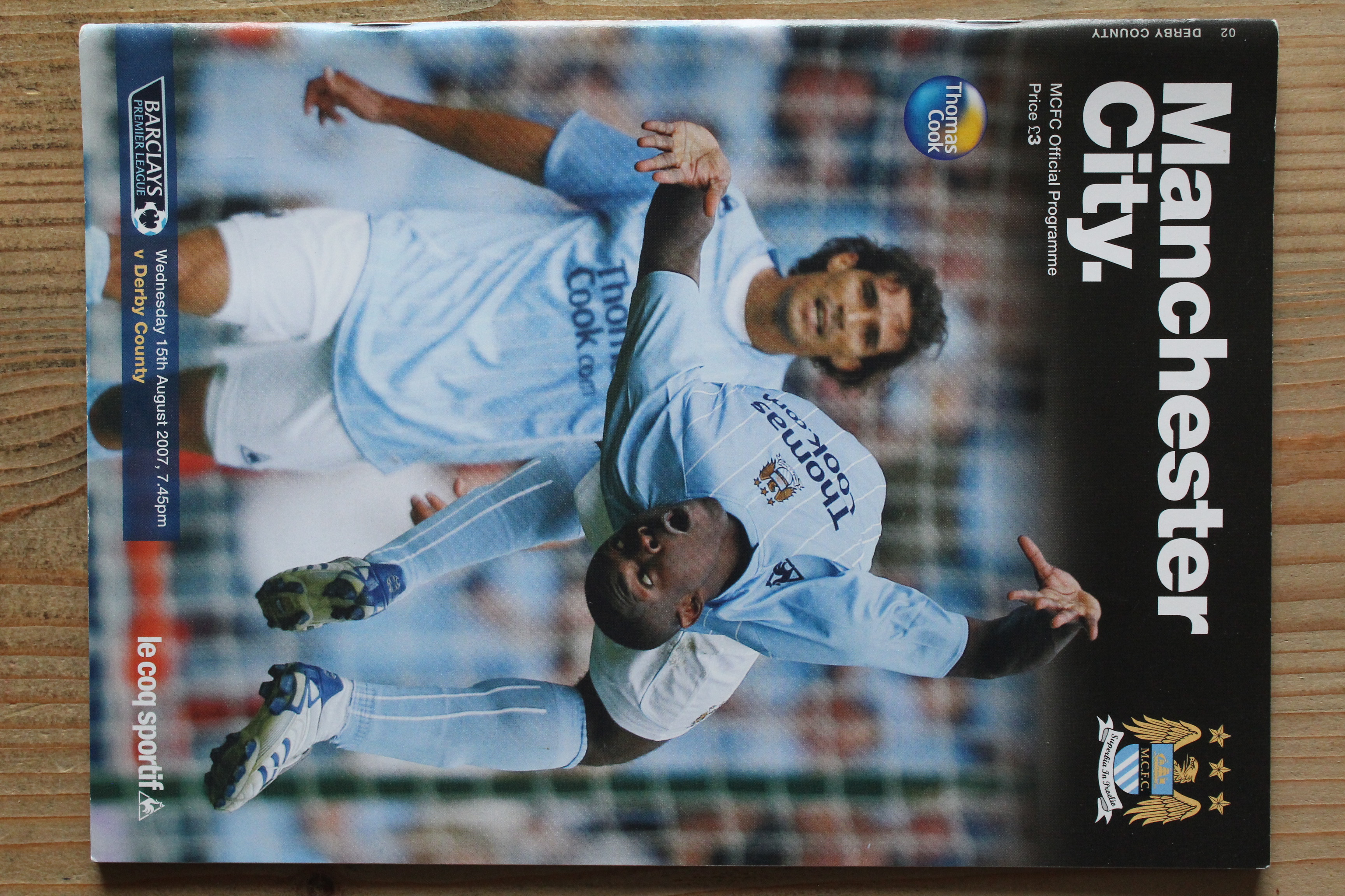 Manchester City FC v Derby County FC