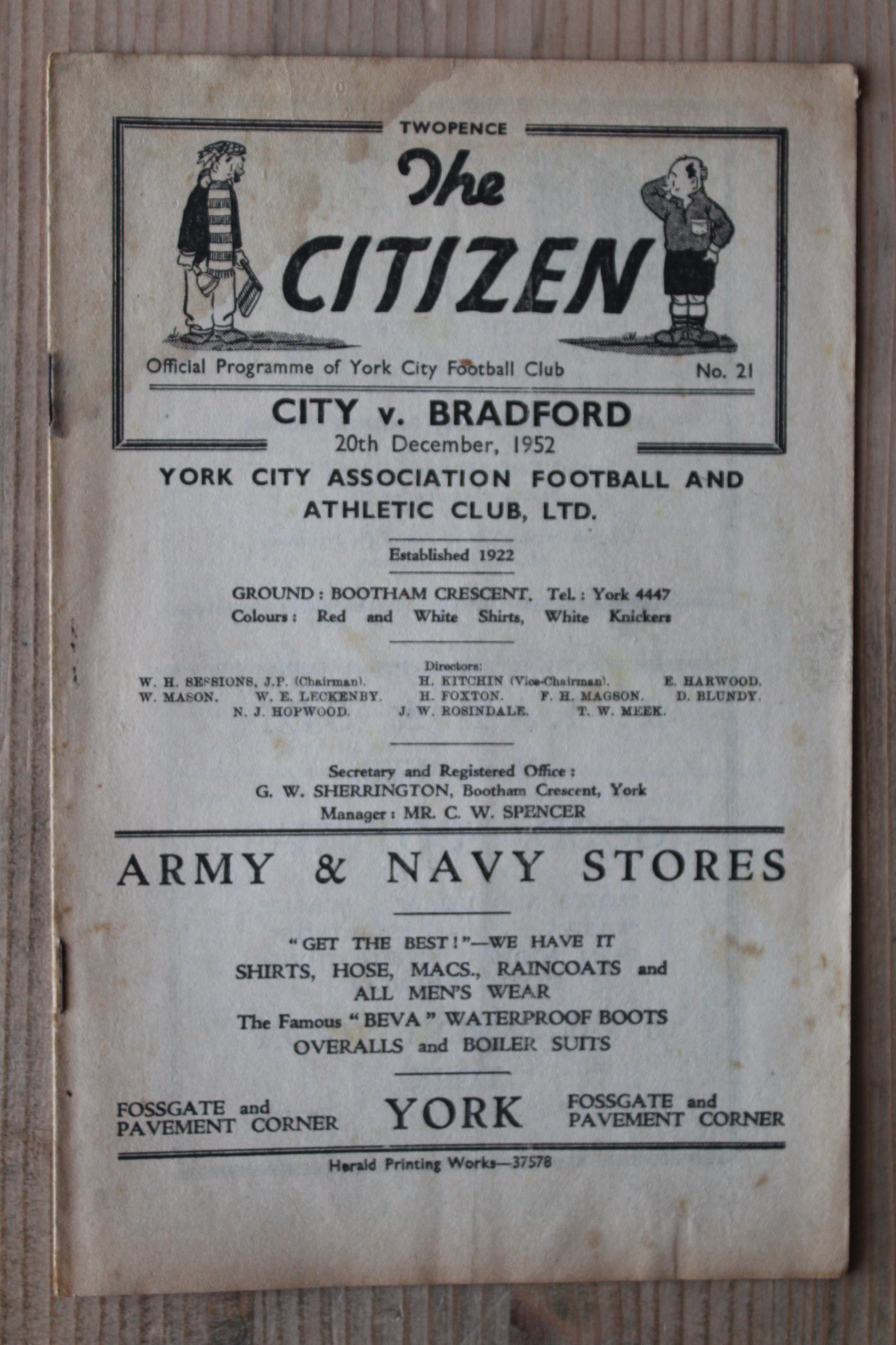 York City FC v Bradford City FC