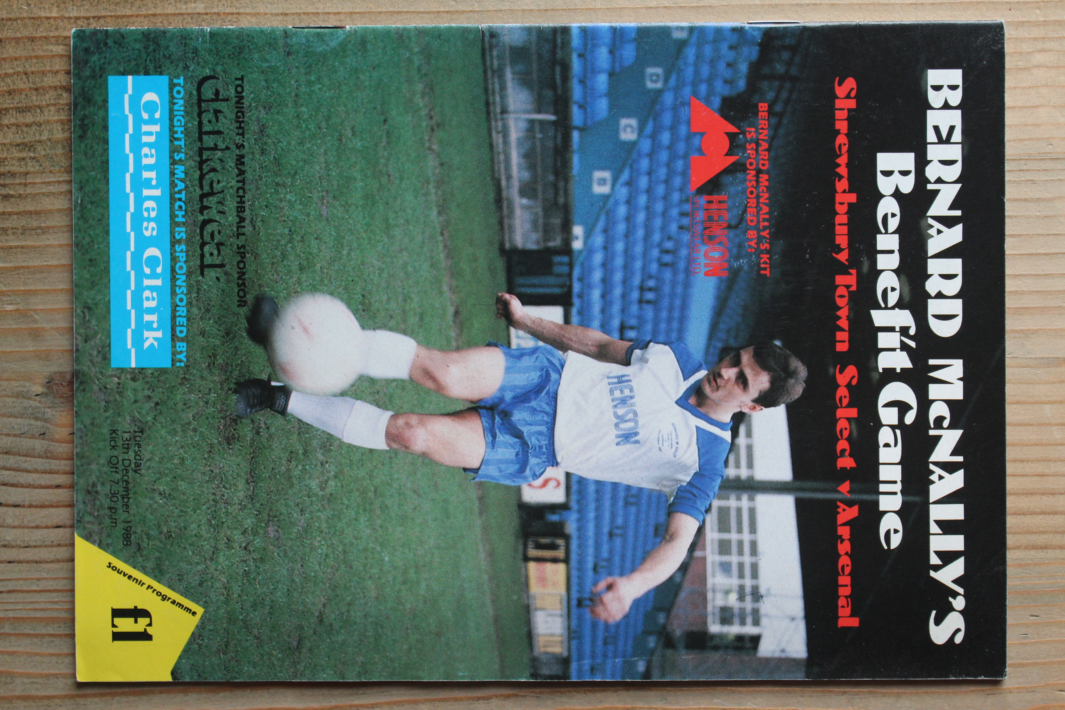 Shrewsbury Town FC v Arsenal FC