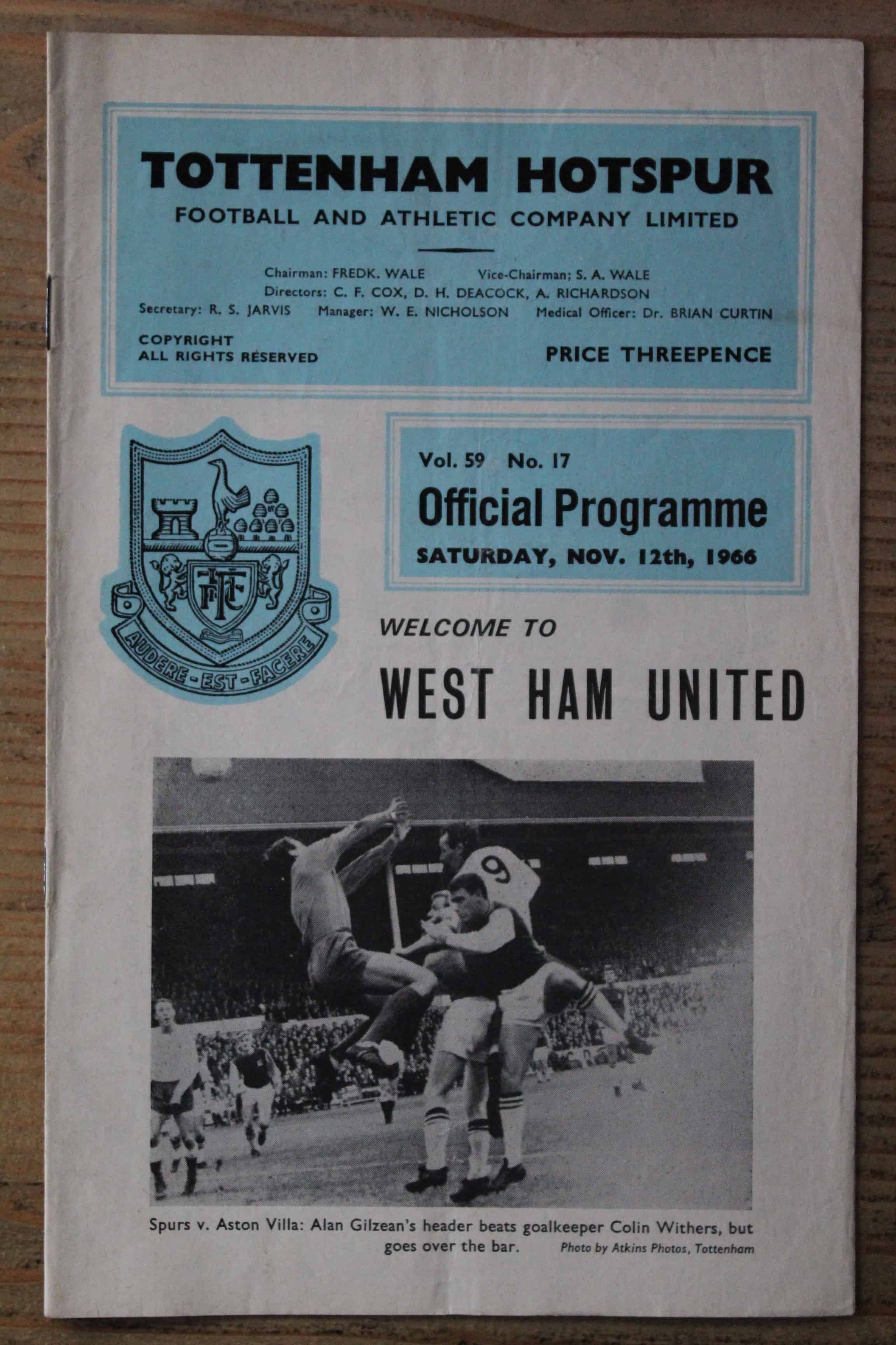 Tottenham Hotspur FC v West Ham United FC