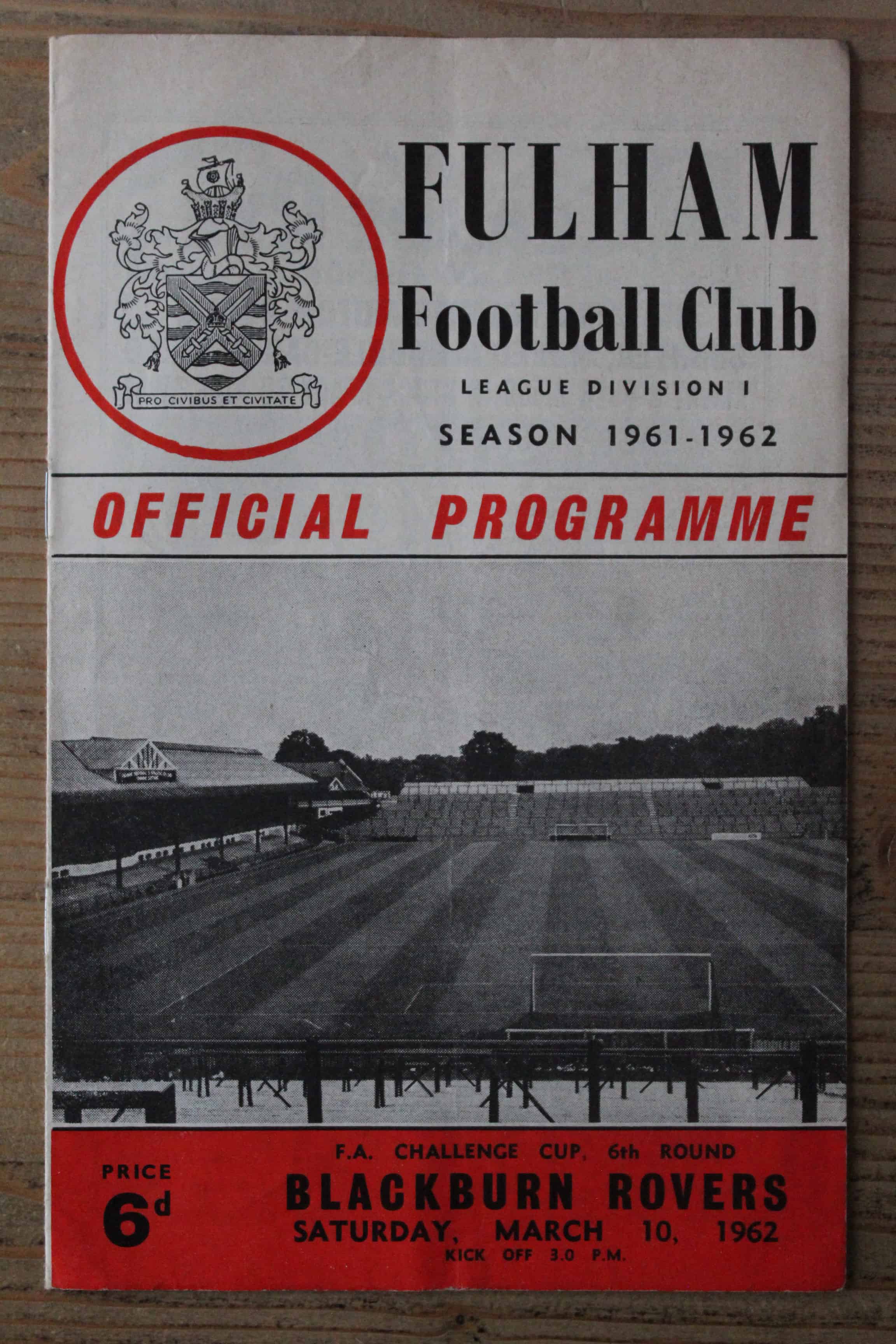 Fulham FC v Blackburn Rovers FC