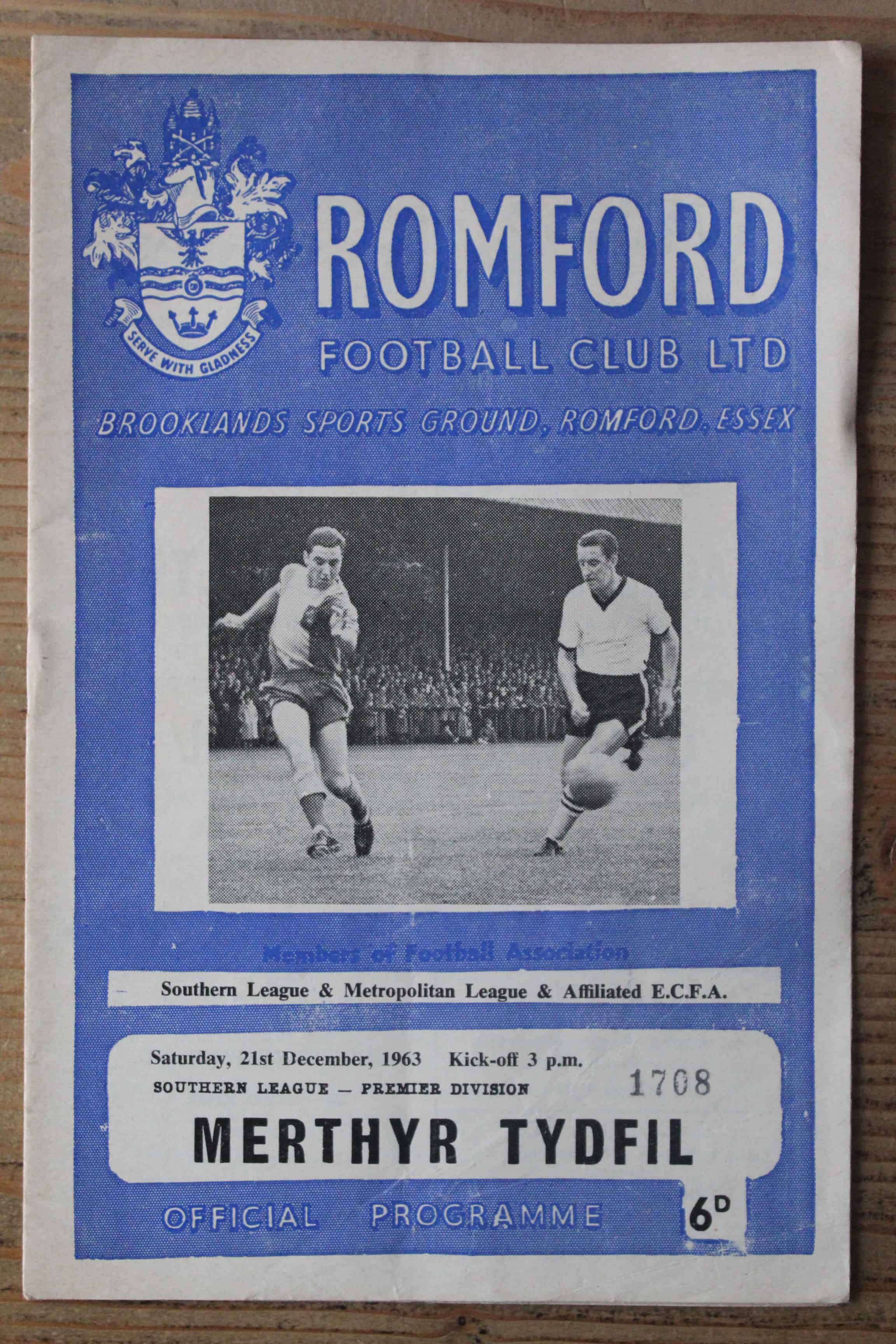 Romford v Merthyr Tydfil