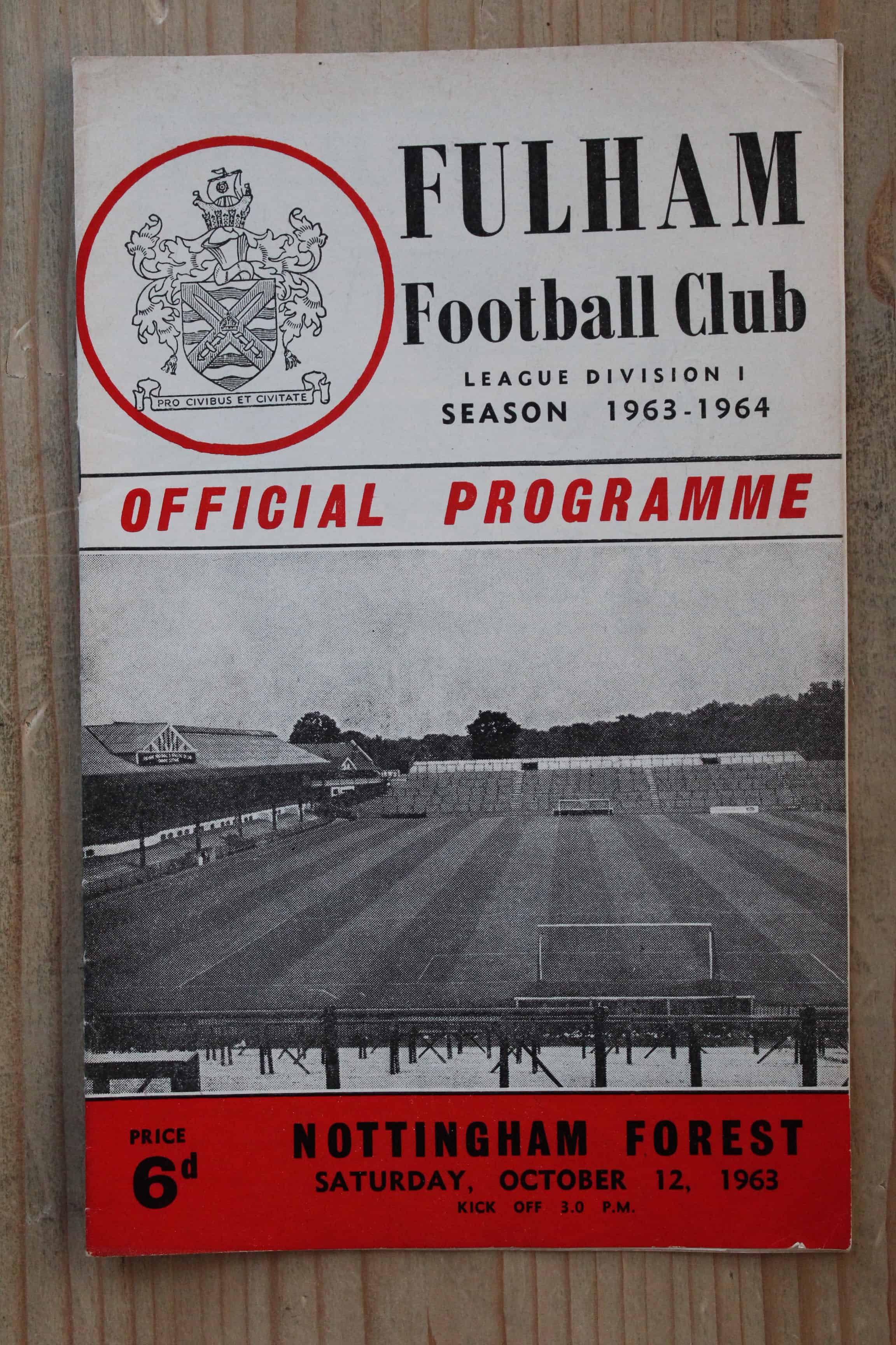 Fulham FC v Nottingham Forest FC