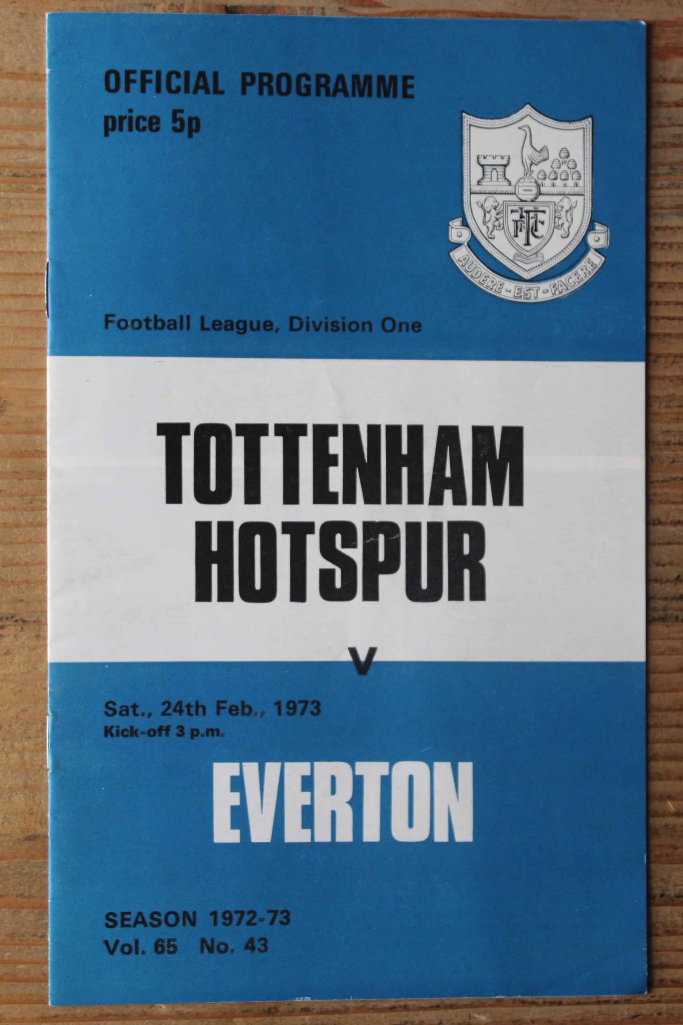 Tottenham Hotspur FC v Everton FC