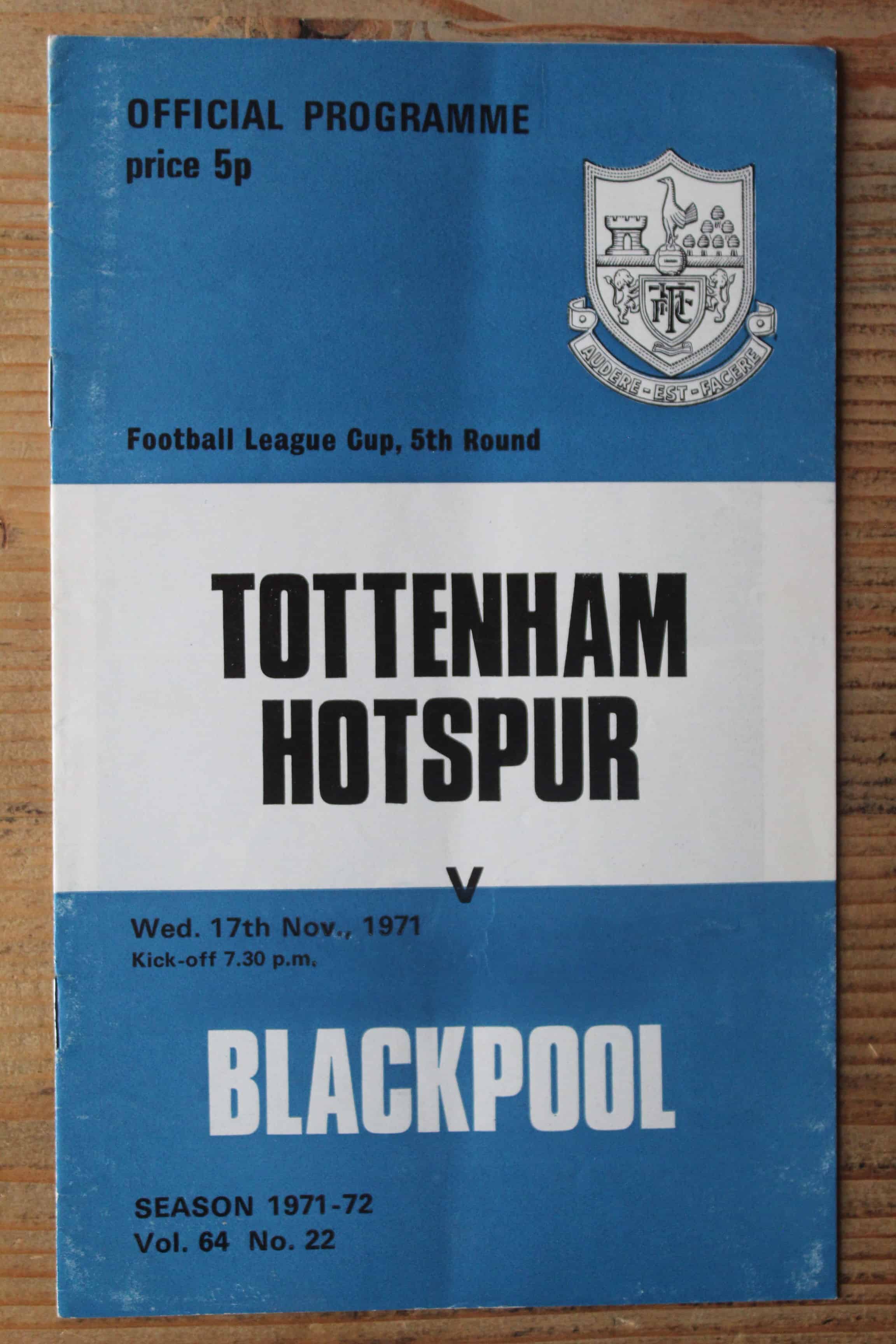 Tottenham Hotspur FC v Blackpool FC
