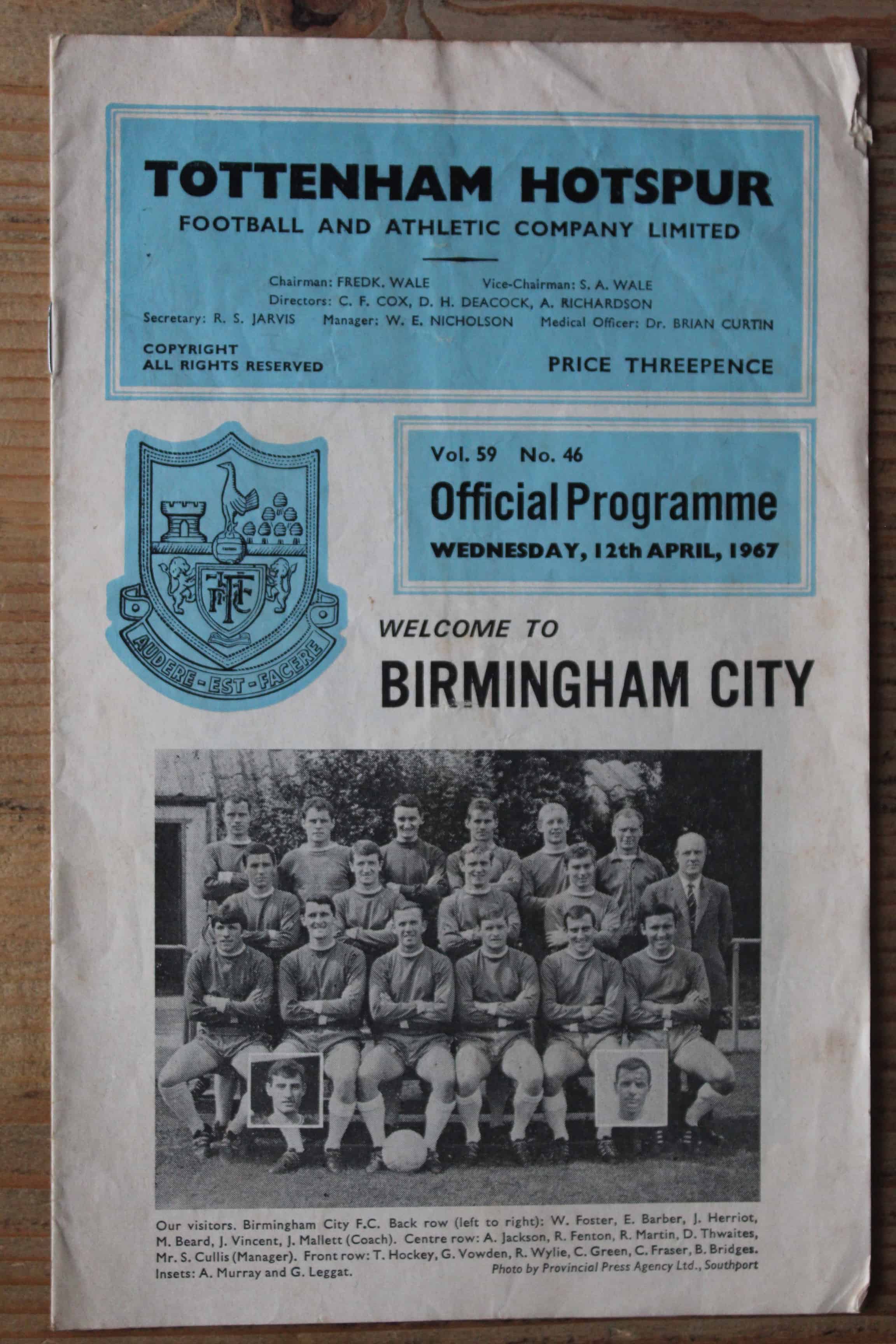 Tottenham Hotspur FC v Birmingham City FC